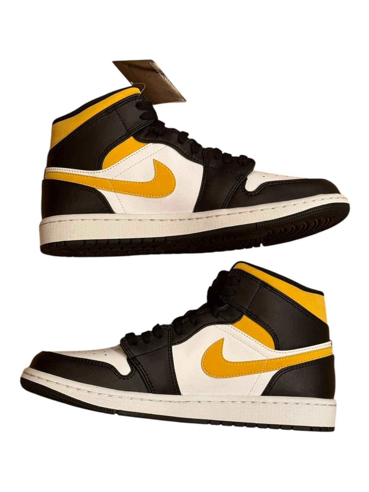 Jordan Brand × Nike Jordan 1 Mid ‘White Pollen Black’ Size US 9 / EU 42 - 2 Thumbnail