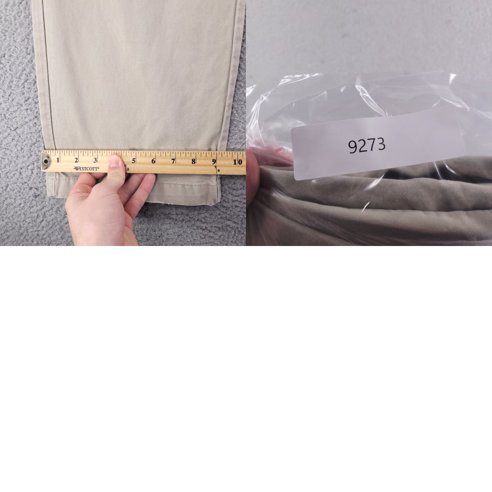 Dockers DOCKERS Pants Mens 34x32 Wide Leg Chino Beige Cotton Size US 34 / EU 50 - 9 Thumbnail