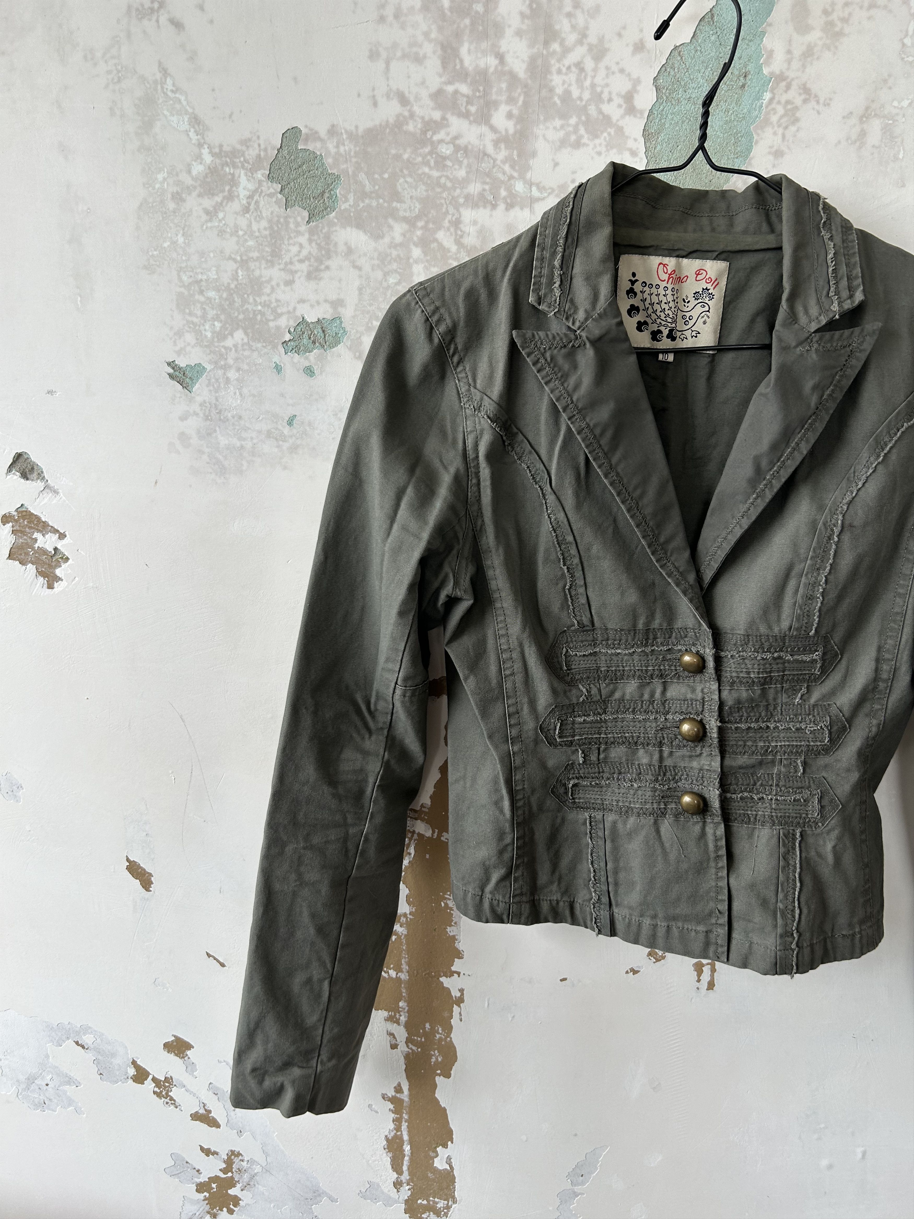Japanese Brand × Vintage Vintage Japanese blazer jacket Size S / US 4 / IT 40 - 3 Thumbnail