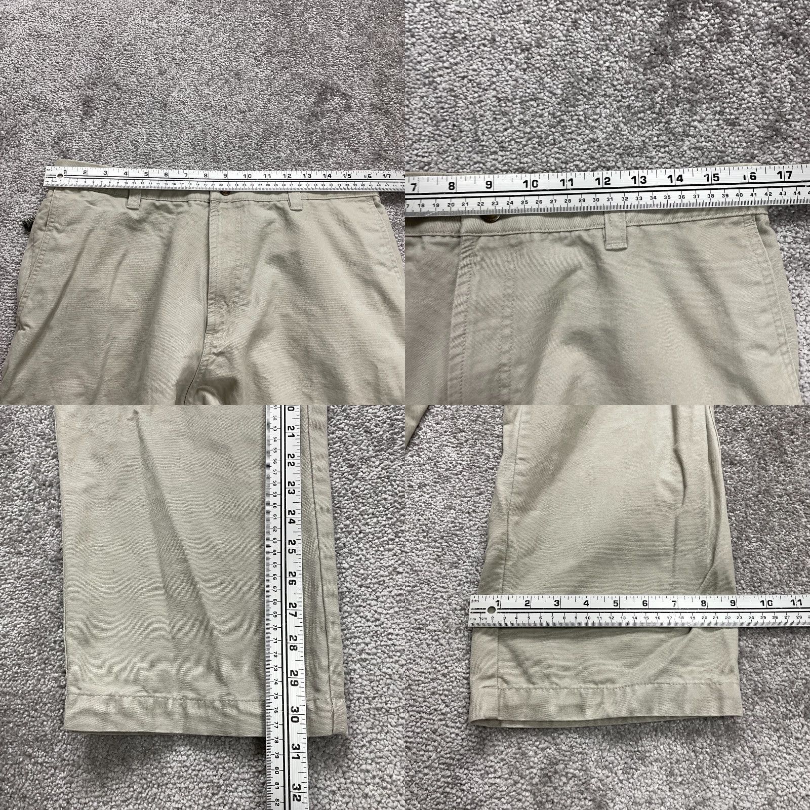 Vintage Columbia Carpenter Pants Men 34 Beige Straight Leg Cotton Work 32x30 Size US 34 / EU 50 - 9 Thumbnail