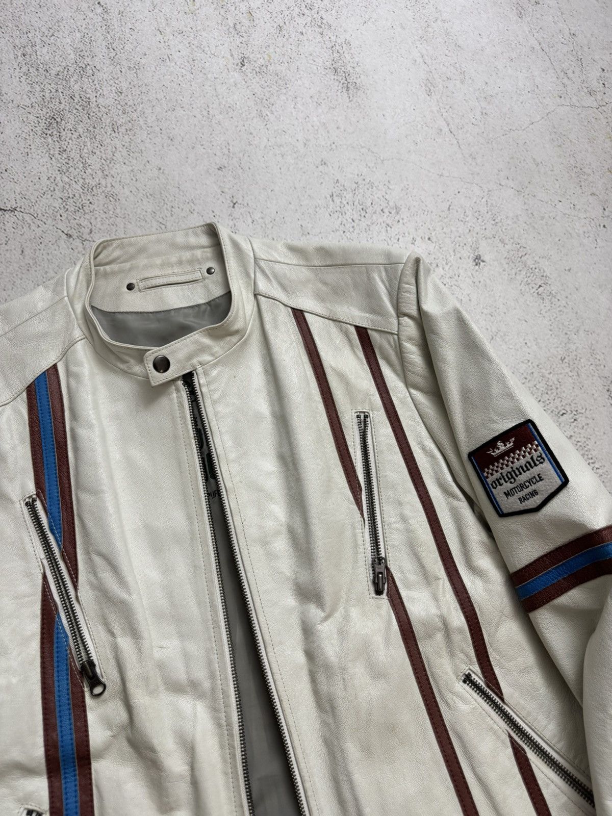 Angelo Litrico Angelo Litrico Knoxville Motorcycle Racing Leather Jacket Size US M / EU 48-50 / 2 - 6 Thumbnail