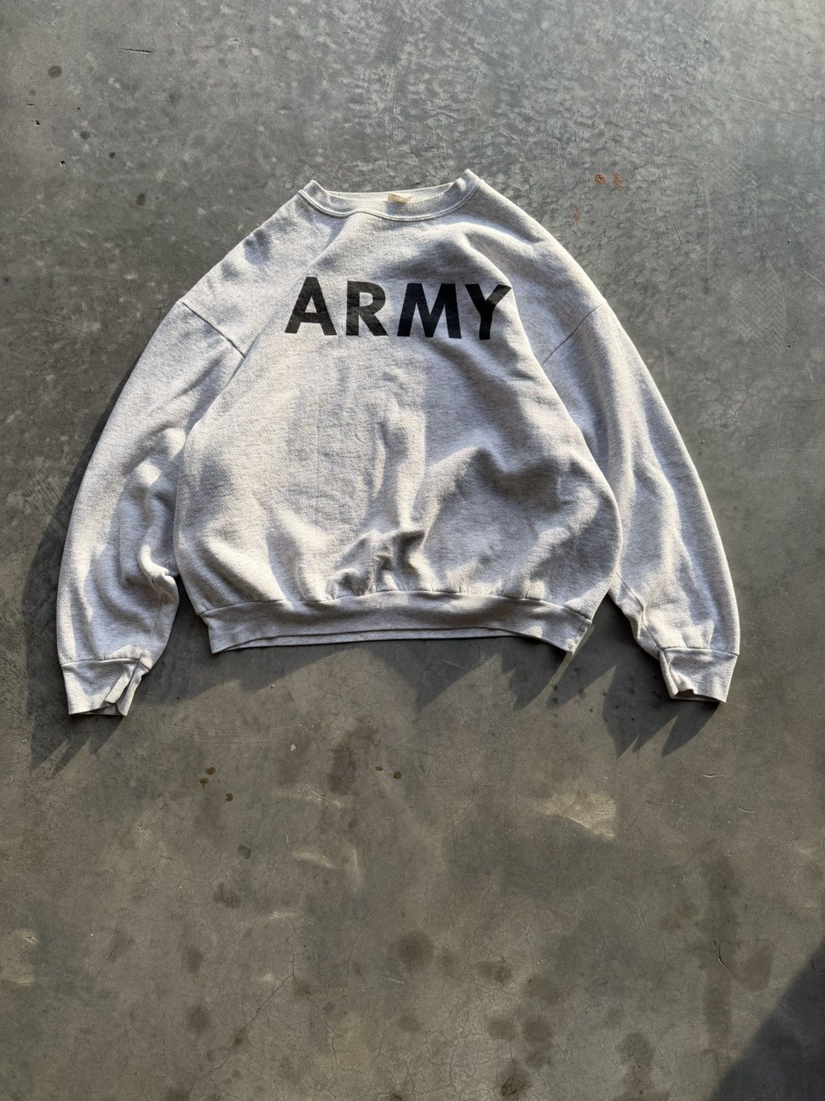 Vintage Vintage 80s Army Crewneck Size US L / EU 52-54 / 3 - 4 Thumbnail