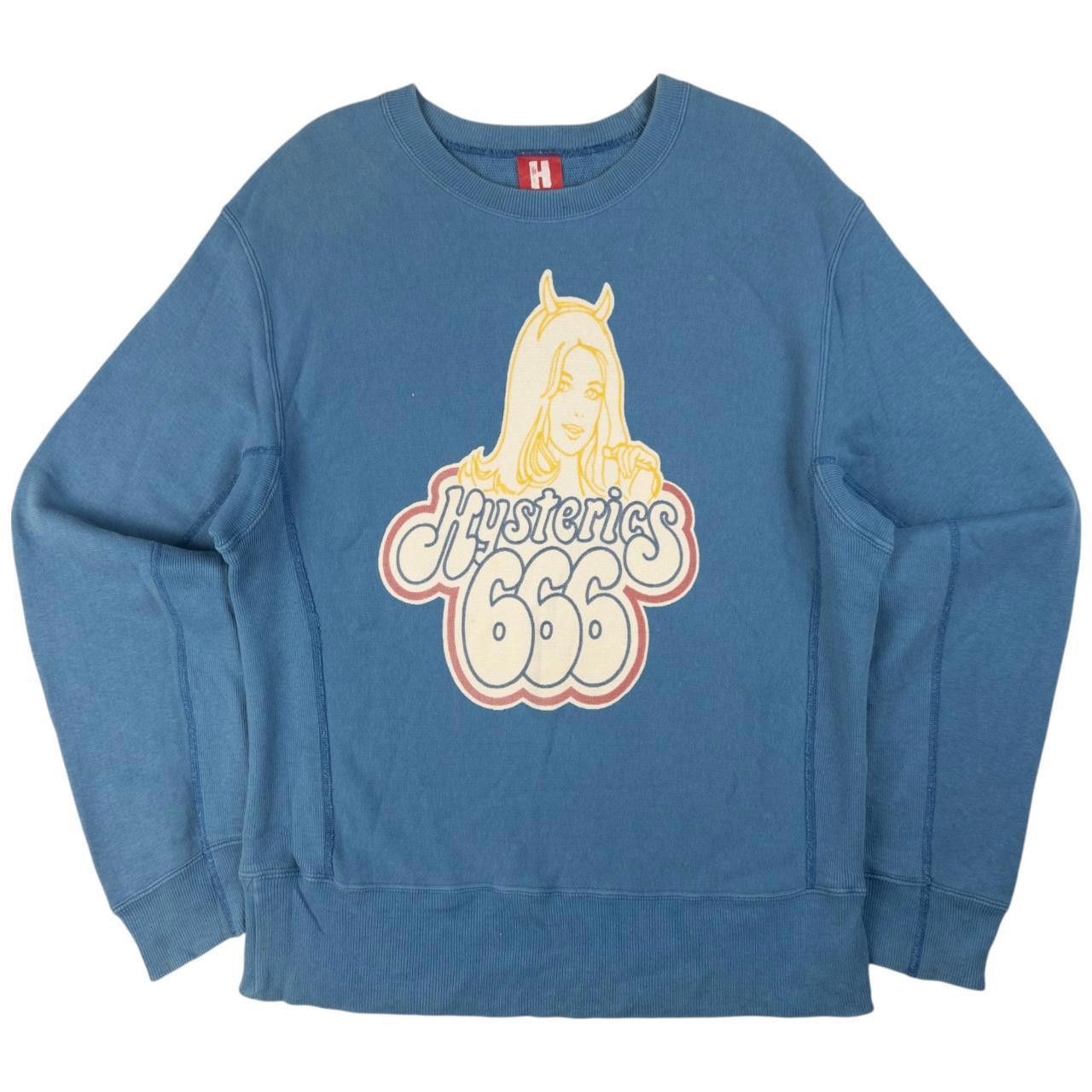 Designer Vintage Hysteric Glamour 666 Graphic Sweatshirt Size S Size US S / EU 44-46 / 1 - 1 Thumbnail
