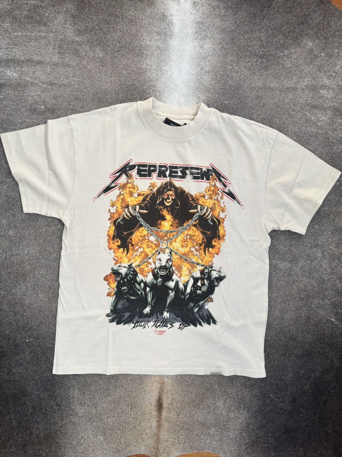 Represent Clo. Represent "Your Time's Up" Grim Reaper Graphic TShirt Size M Size US M / EU 48-50 / 2 - 1 Thumbnail