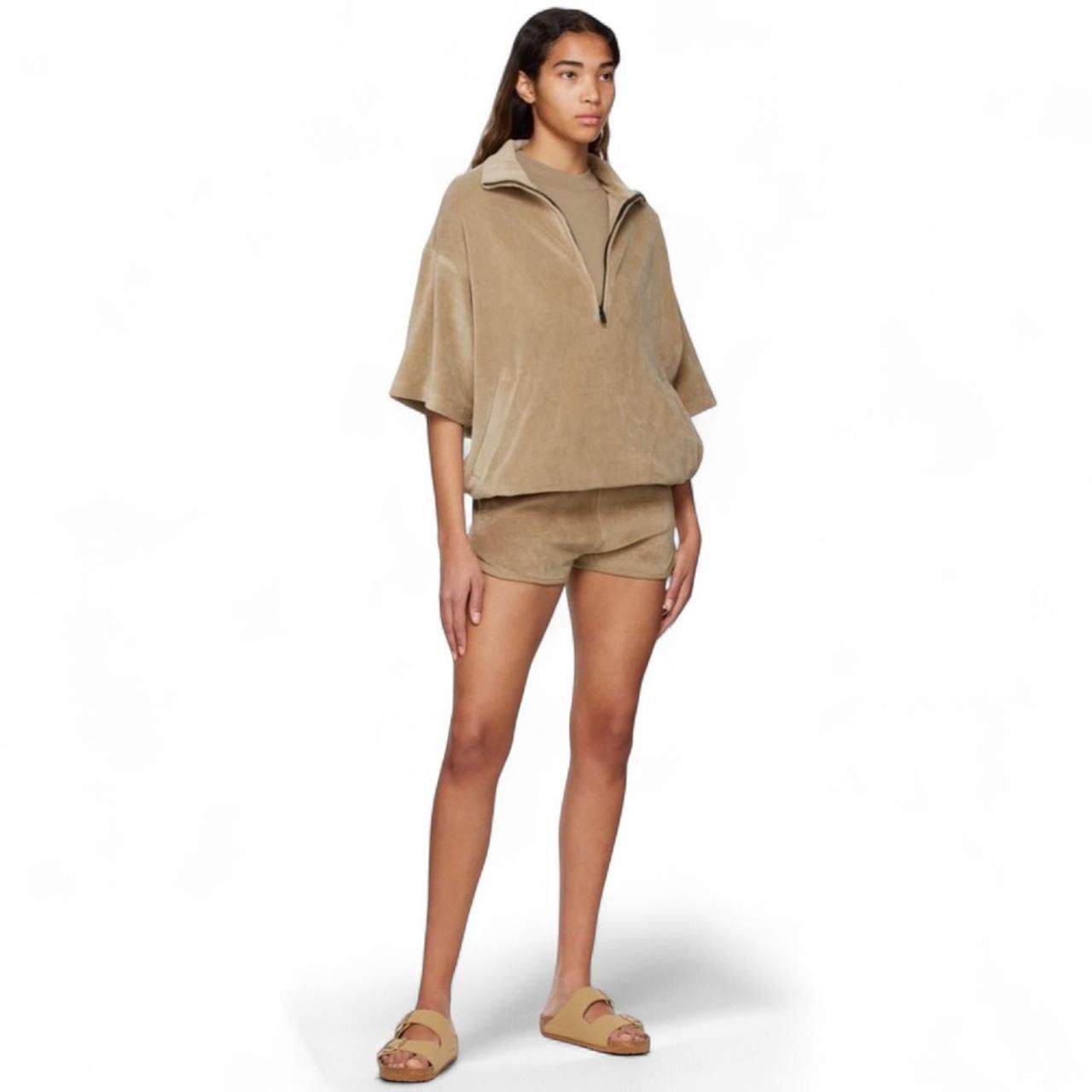 Fear of God New Essentials Fear of God Velour Shorts (Medium) Size 28" / US 6 / IT 42 - 7 Thumbnail