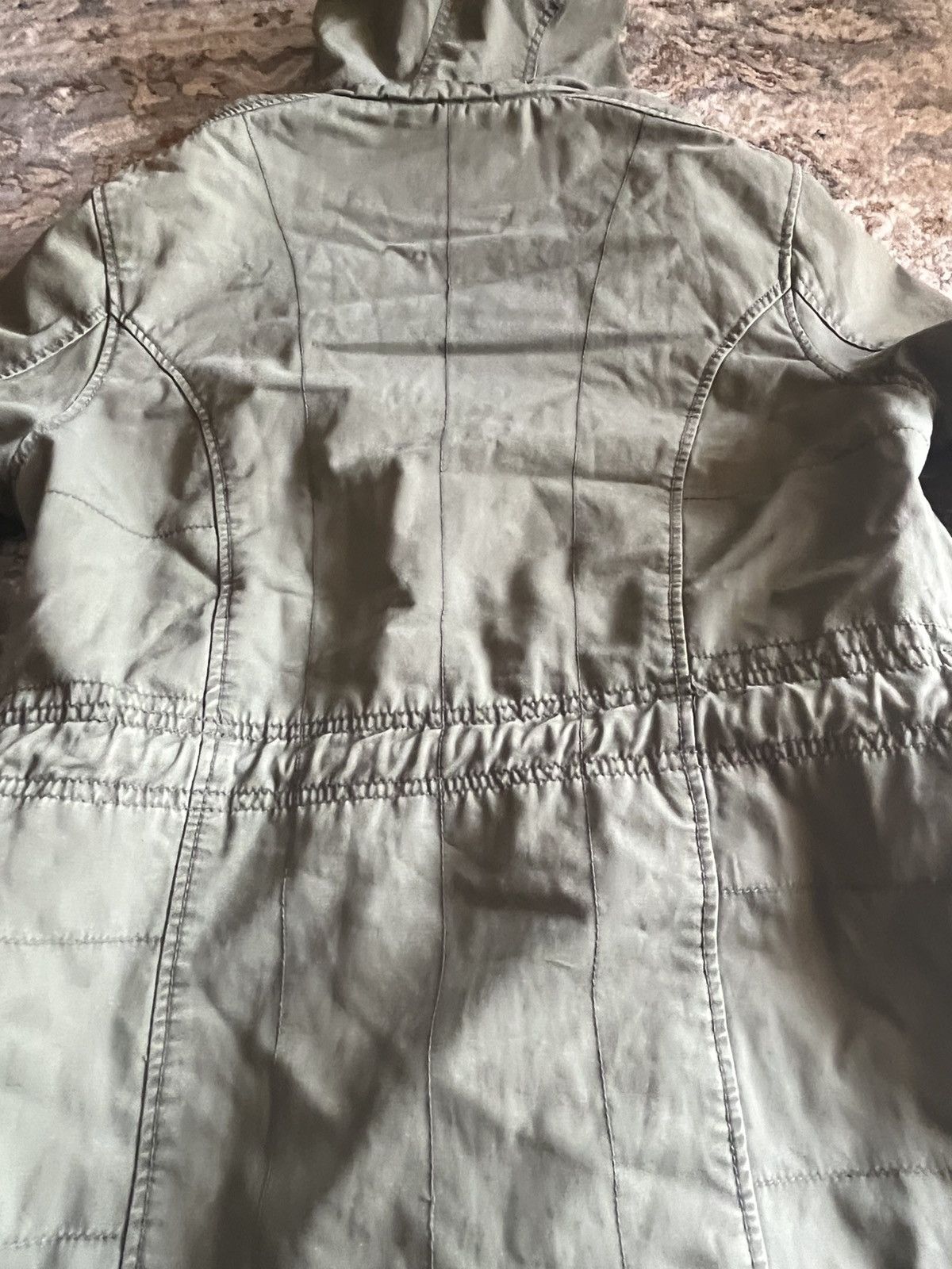 Vintage PACIFIC SILVER Y2K STONE WASH COTTON UTILITY PARKA S-M Size S / US 4 / IT 40 - 9 Thumbnail
