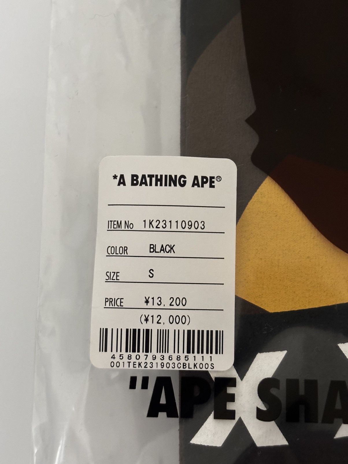 Bape Authentic ape bape x XXX god selection ape head tee S new Size US S / EU 44-46 / 1 - 9 Thumbnail
