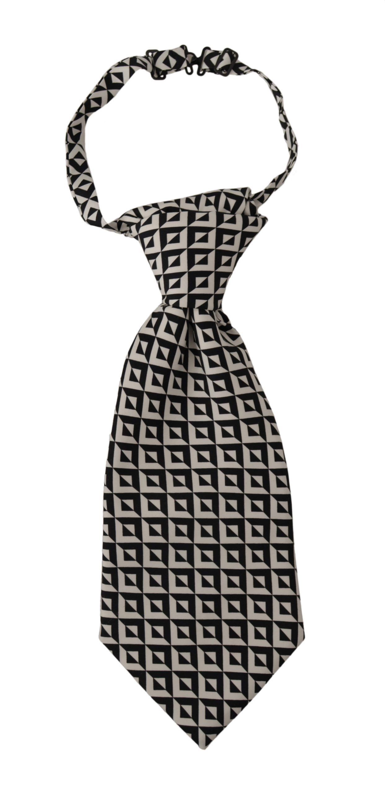Dolce & Gabbana Elegant Silk Black Tie for the Dapper Men's Gentleman Size ONE SIZE - 1 Thumbnail