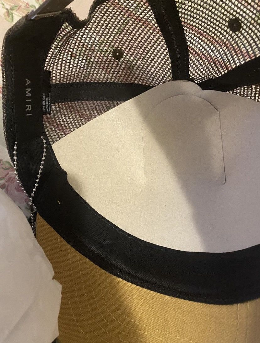 Amiri Amiri Yellow & Brown MA Trucker Cap Size ONE SIZE - 4 Thumbnail