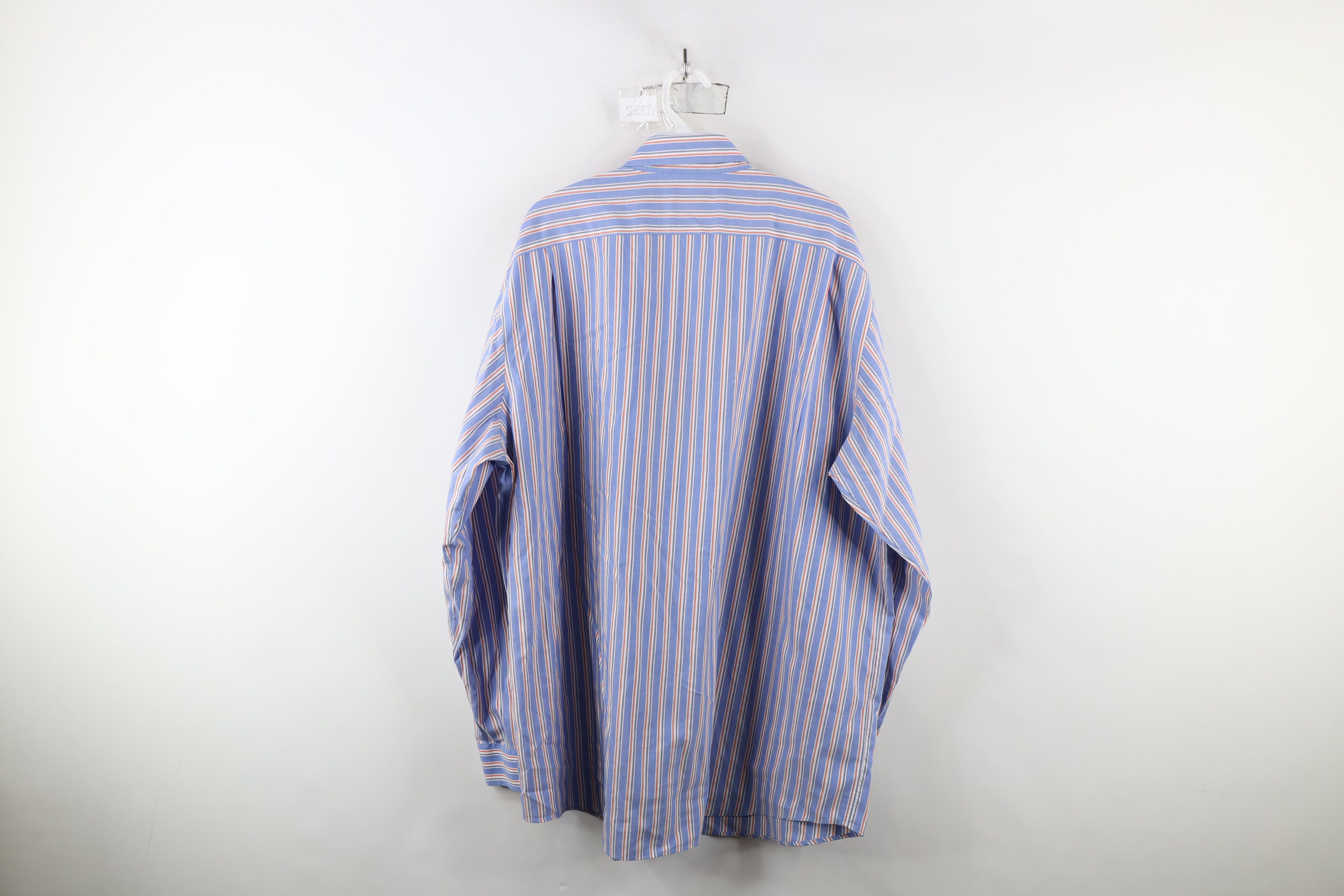 L.L. Bean × Vintage Vintage LL Bean Resistant Striped Collared Button Down Shirt Size US XL / EU 56 / 4 - 8 Thumbnail