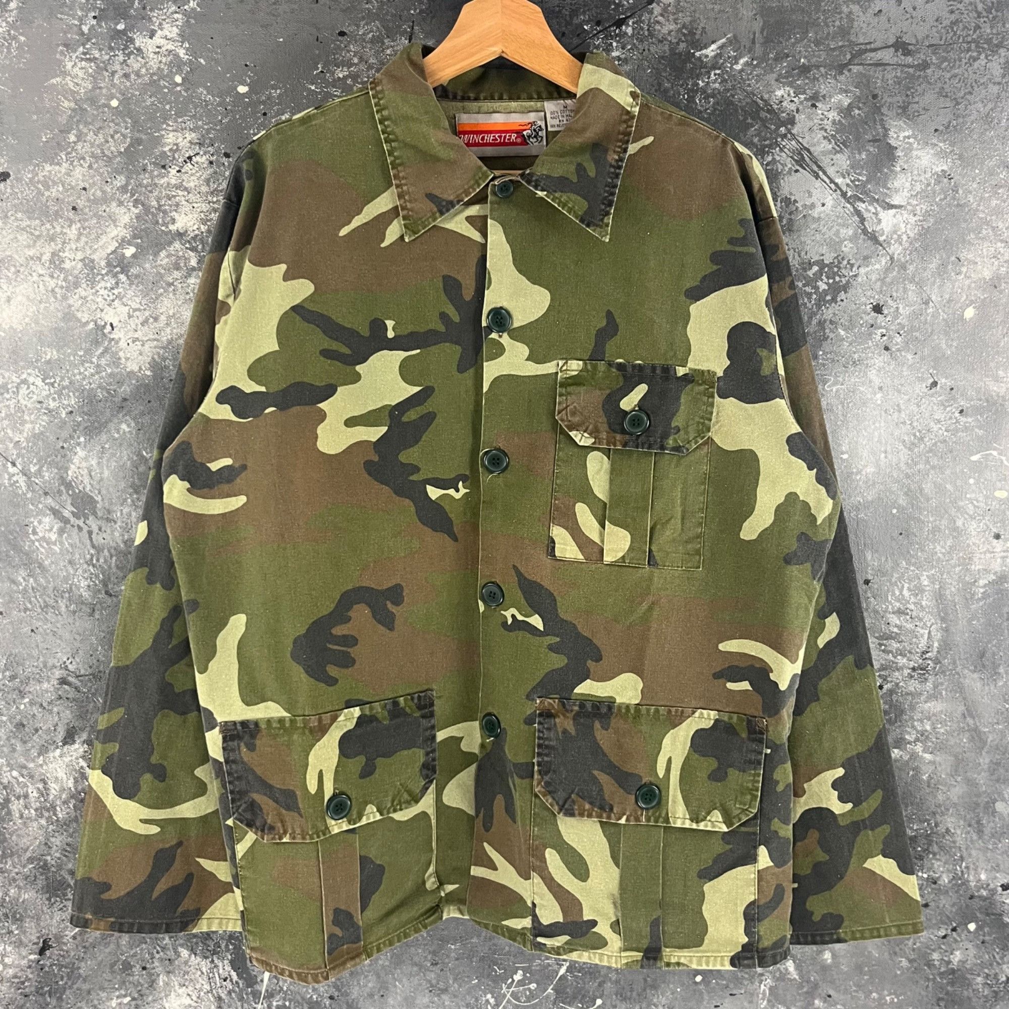 Vintage Vintage 80’s Winchester Camo jacket Size US L / EU 52-54 / 3 - 1 Thumbnail