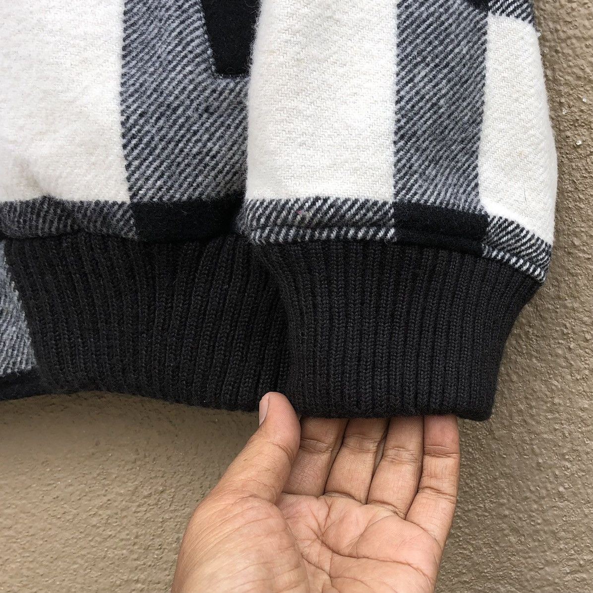 Woolrich Woolen Mills Vintage Woolrich Checkered Wool Bomber Jacket Size US M / EU 48-50 / 2 - 18 Thumbnail