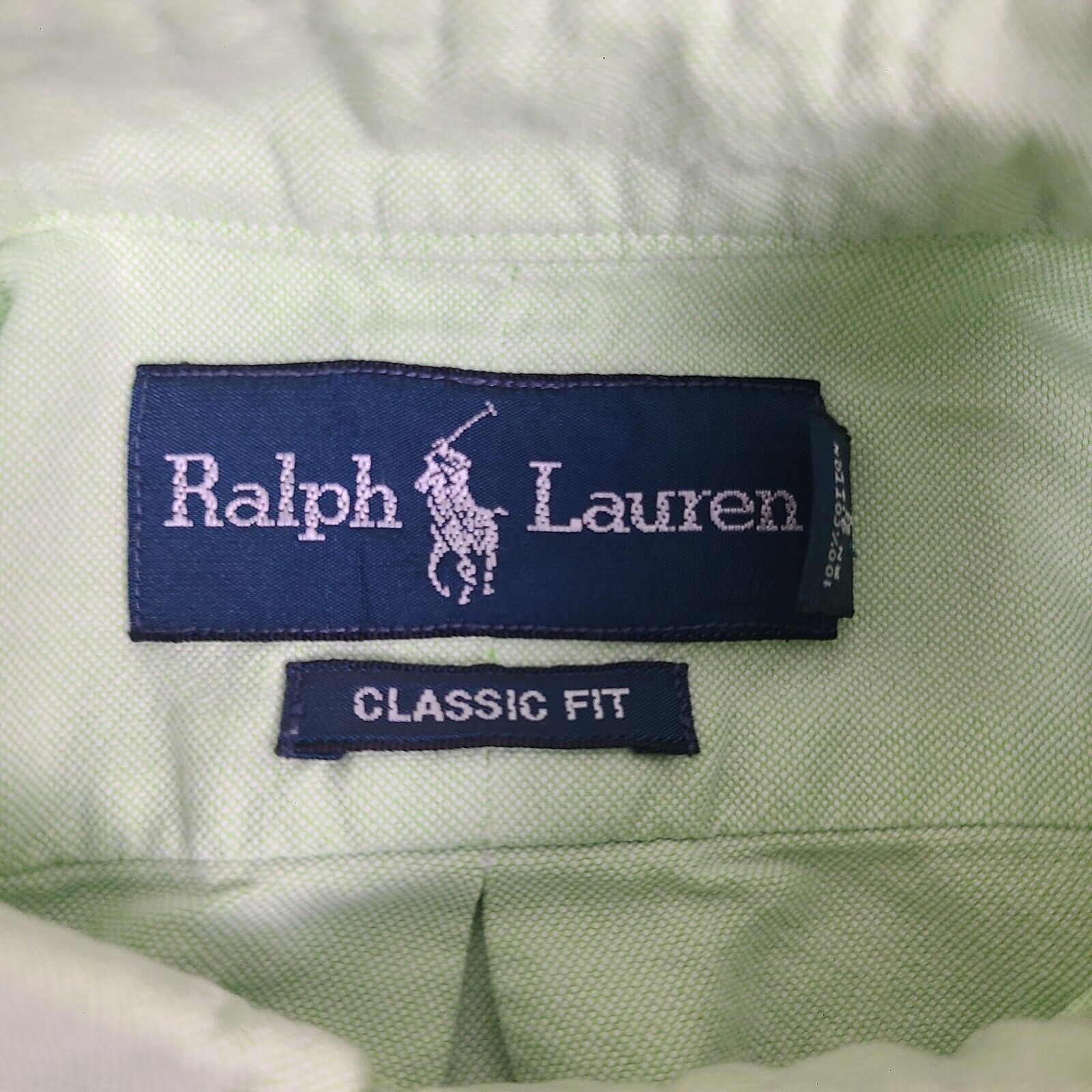 Polo Ralph Lauren Ralph Lauren Classic Fit Men's Short Sleeve Button Up Pistac Size US S / EU 44-46 / 1 - 5 Thumbnail