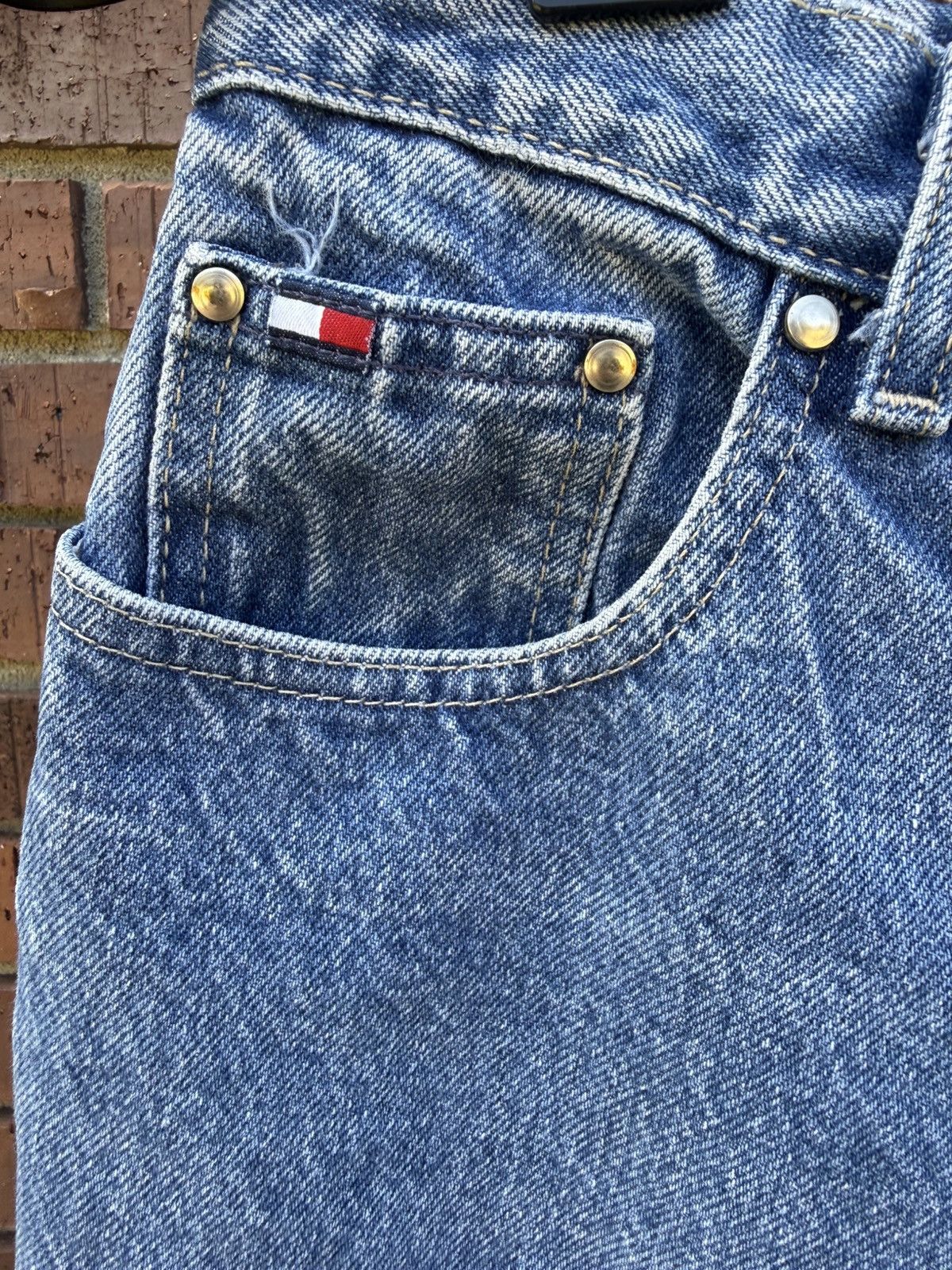 Tommy Hilfiger Vintage Y2K Tommy Hilfiger Mom Jeans Women's Size 8 R/31 Size 31" - 4 Thumbnail