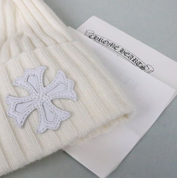 Chrome Hearts Chrome Hearts Plus Patch Cashmere Beanie Size ONE SIZE - 7 Thumbnail