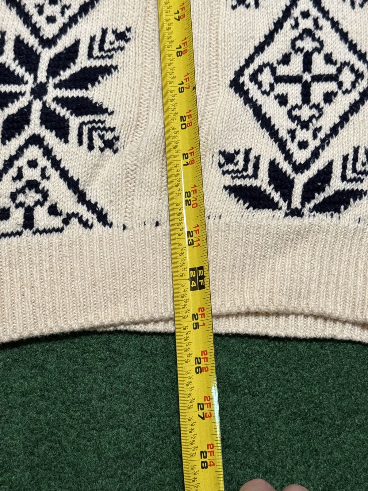 Savile Row Vintage 90s Snowflake Fair Isle Knit Grandpa M/L Sweater Size US M / EU 48-50 / 2 - 6 Thumbnail