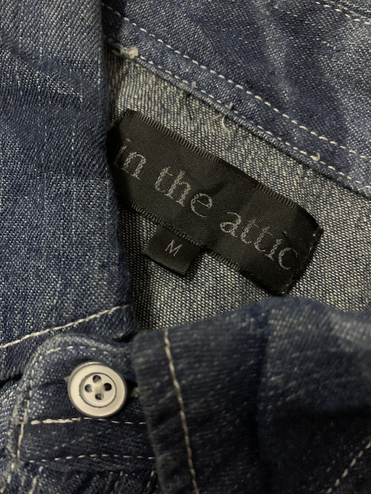 In The Attic 💥In The Attic Camo Denim Button Shirt Size US M / EU 48-50 / 2 - 5 Thumbnail
