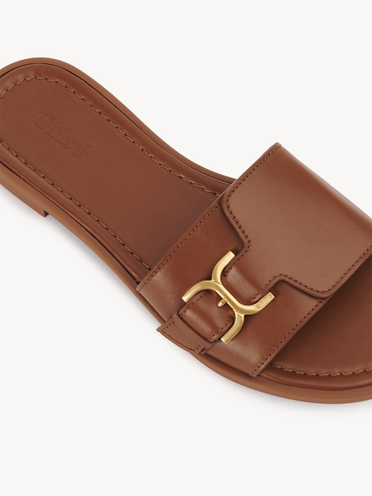 Chloe oc11z0625 Marcie Slides in Brown Size US 9 / IT 39 - 5 Thumbnail