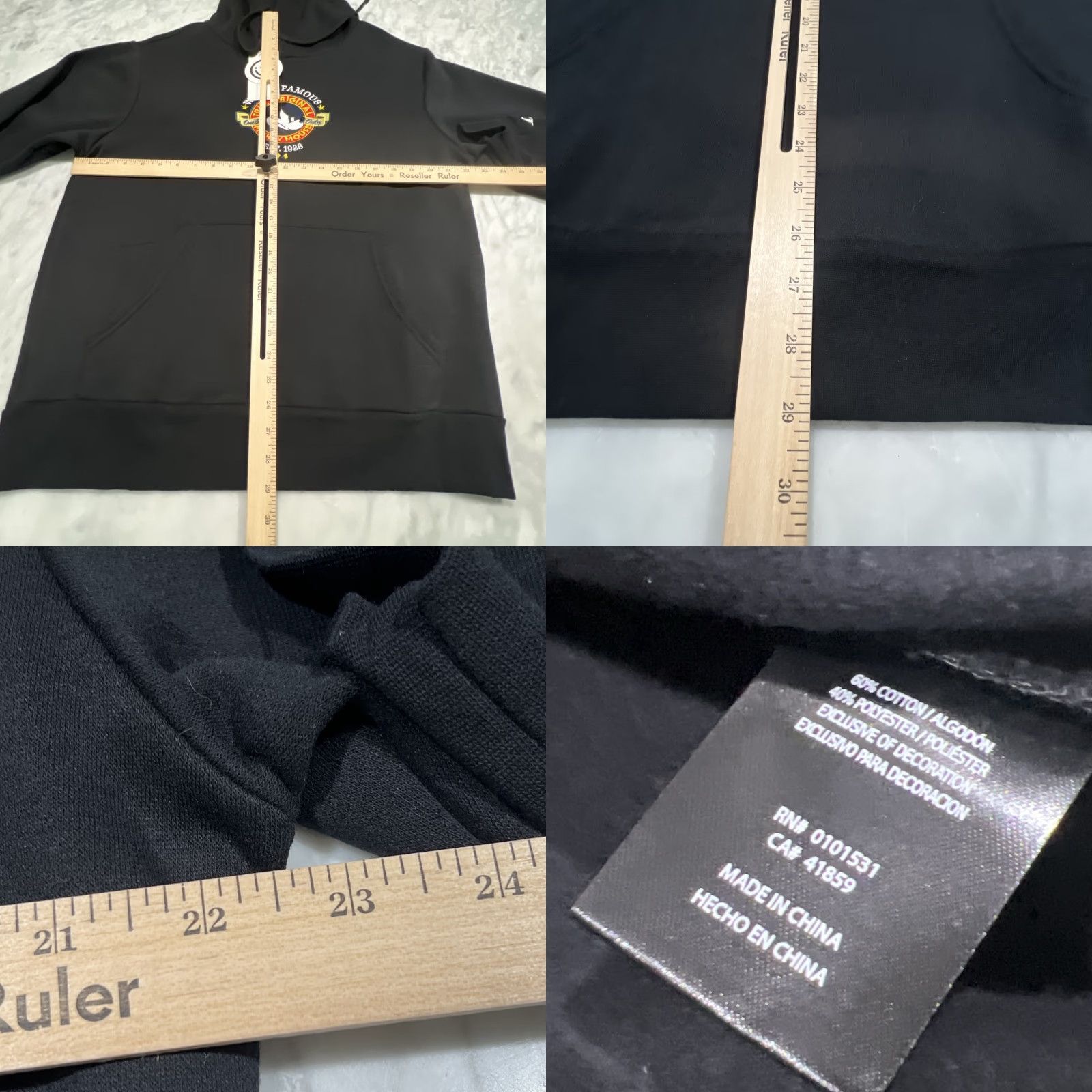 Disney Disney X NEFF Hoodie Sweatshirt Men M Embroidery Graphic Mickey Mouse Black NWT Size US M / EU 48-50 / 2 - 9 Thumbnail