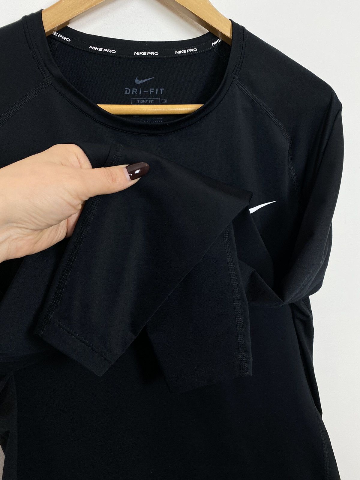 Nike Nike Pro Long Sleeve Shirt Dri-Fit Tight Fit Top Men’s Sz XL Size US XL / EU 56 / 4 - 8 Thumbnail