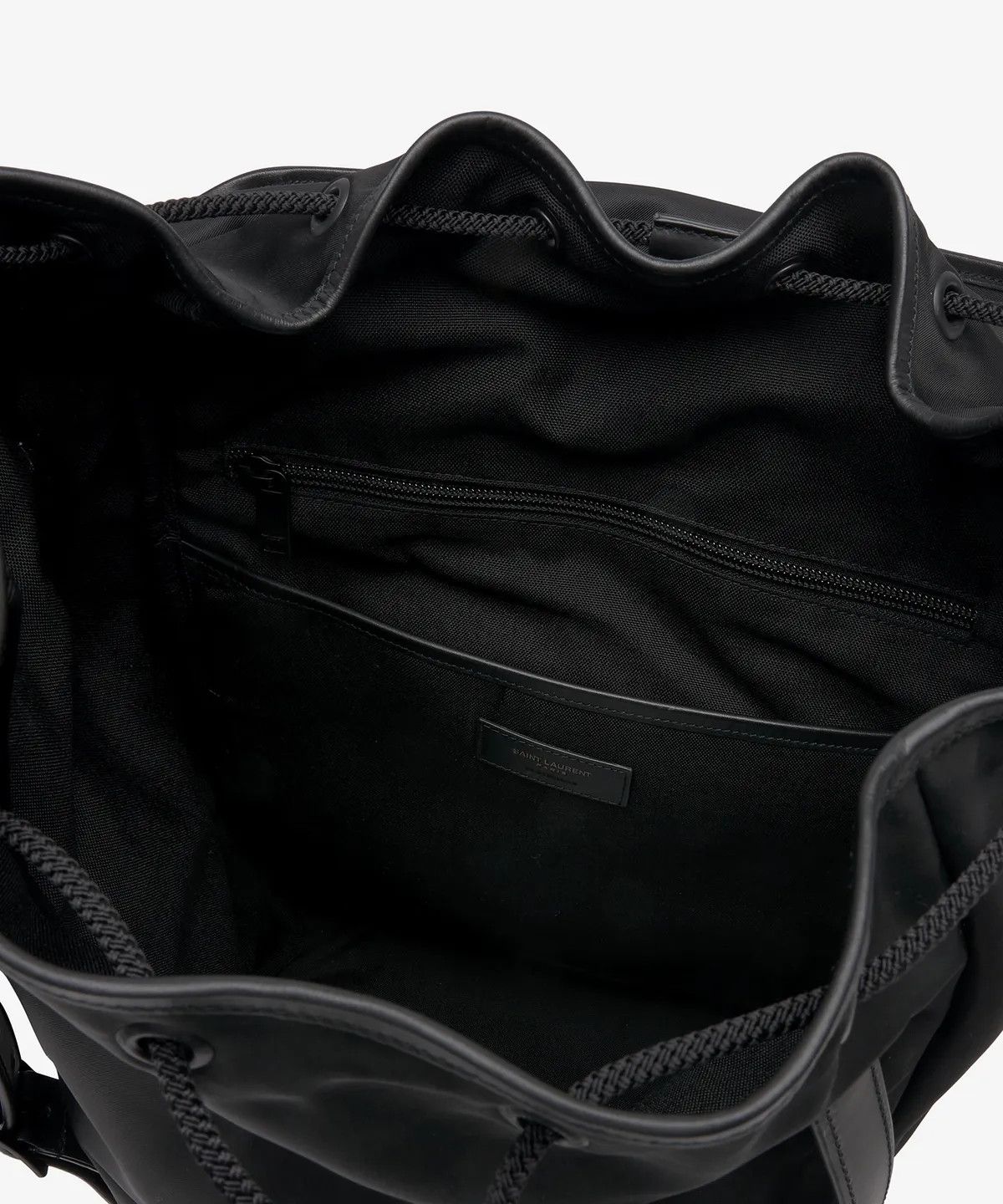 Saint Laurent Paris o1bcso1str1225 Size: OS/City Flap Backpack in Black Size ONE SIZE - 4 Thumbnail