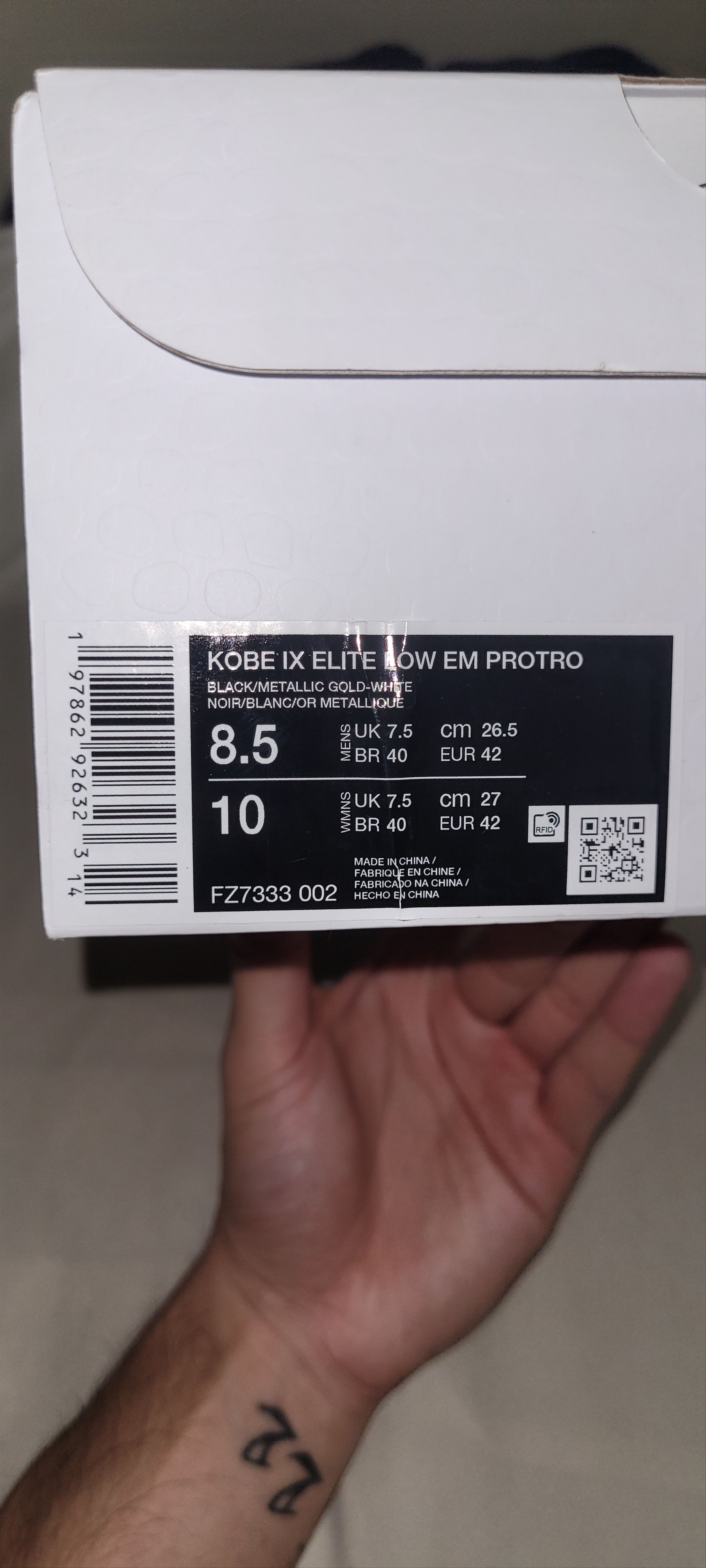 Nike Nike Kobe 9 EM Low Proto Mambacita Size US 8.5 / EU 41-42 - 6 Thumbnail