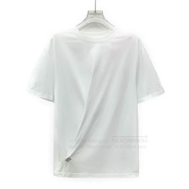 Givenchy Givenchy White Logo Brand Cotton Crewneck Short Sleeve T-S Size US S / EU 44-46 / 1 - 1 Thumbnail