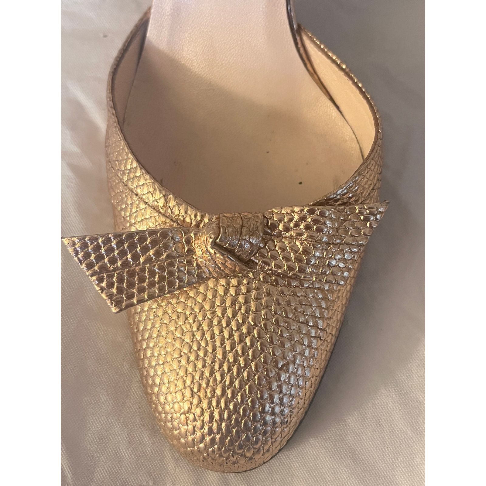 Sergio Rossi Sergio Rossi Rose Gold Pumps Womens Size 35 US: 5 Round Toe Size US 5 / IT 35 - 6 Thumbnail