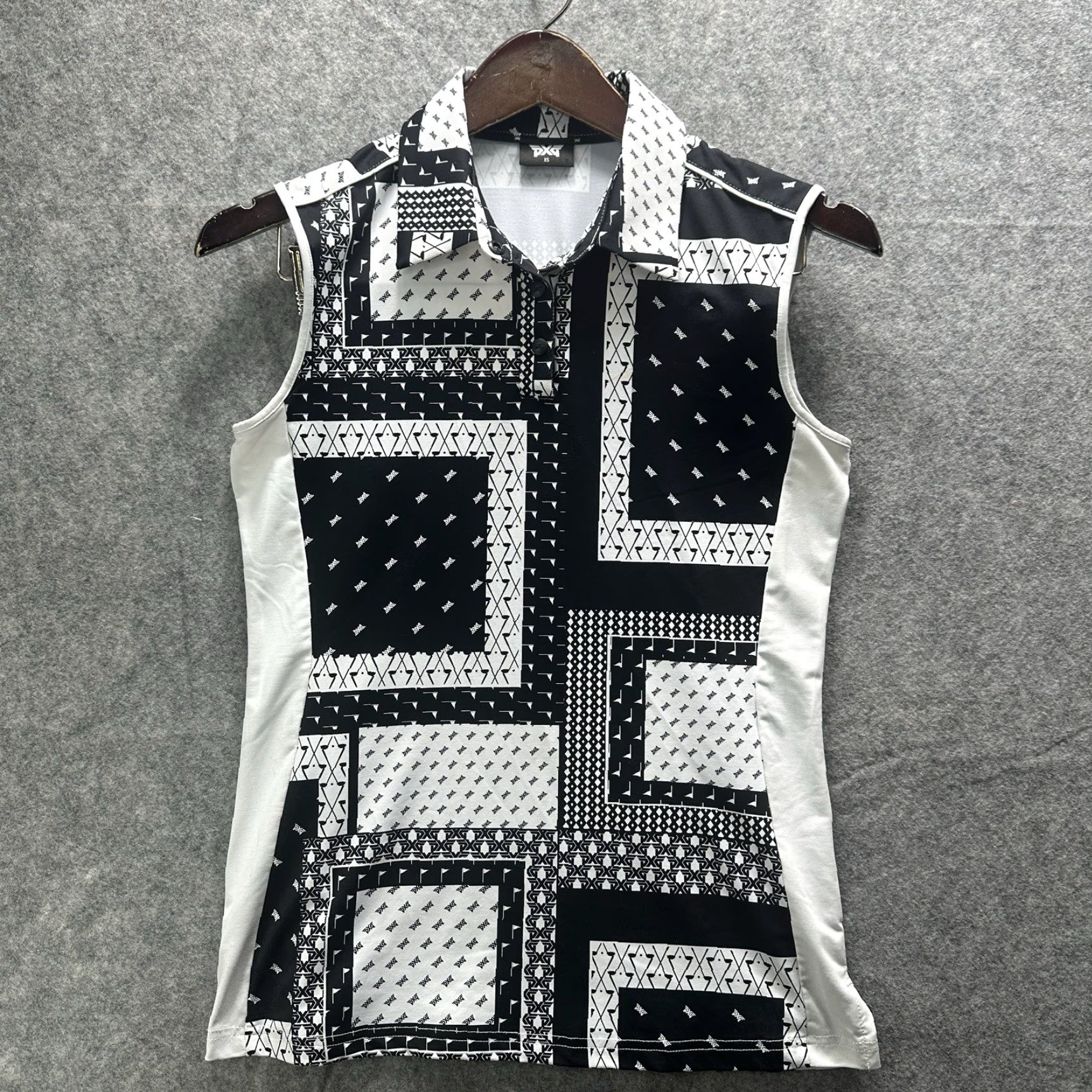 Vintage PXG Shirt Womens XS Hankerchief Performance Sleeveless Shirt Parsons Xtreme Golf Size XS / US 0-2 / IT 36-38 - 2 Thumbnail