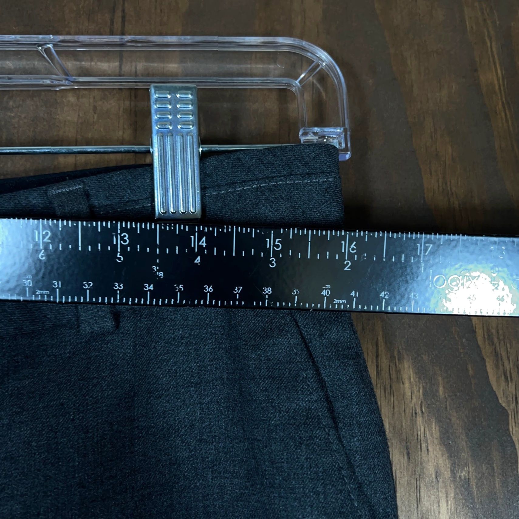 Banana Republic Banana Republic Women Pants Charcoal Gray Martin Fit Lined Wool Blend Stretch 8P Pants 8P Womens Workwear Business Formal Casual Corpcore Office 8P Size 30" / US 8 / IT 44 - 7 Thumbnail