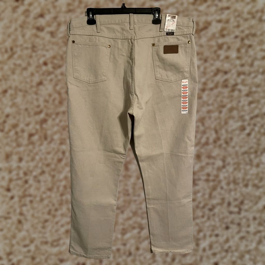 Wrangler VINTAGE Wrangler USA 13MWZWT Original Fit Cowboy Cut Jeans Men's 41x34 New! Size US 41 - 1 Thumbnail