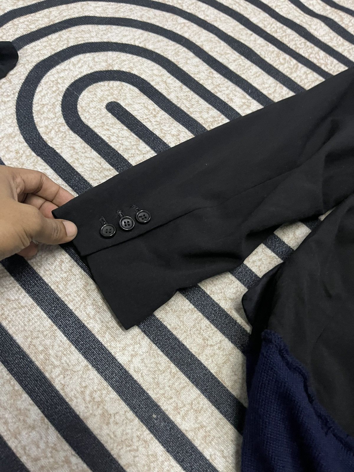 Comme des Garcons AW 1993 COMME DES GARCONS “SYNERGY”WOOL HEM RIB DISTRESSED Size S / US 4 / IT 40 - 17 Thumbnail