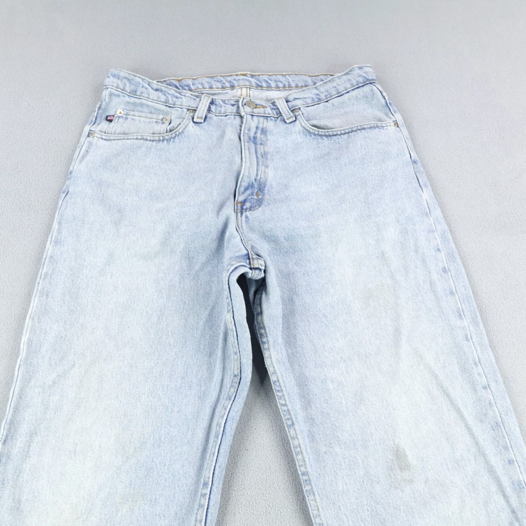 Polo Ralph Lauren VINTAGE Ralph Lauren Polo Jeans Men Size 34 Waist Denim Straight Fit Light Wash Grunge Style Size US XS / EU 42 / 0 - 2 Thumbnail