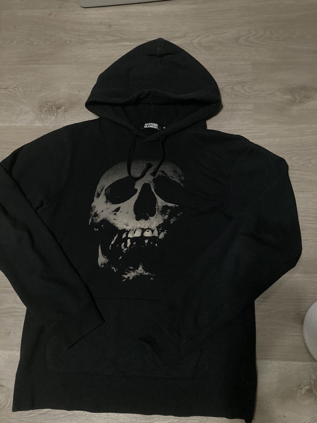 Pre-owned Hysteric Glamour Skull Berry Hoodie In Black