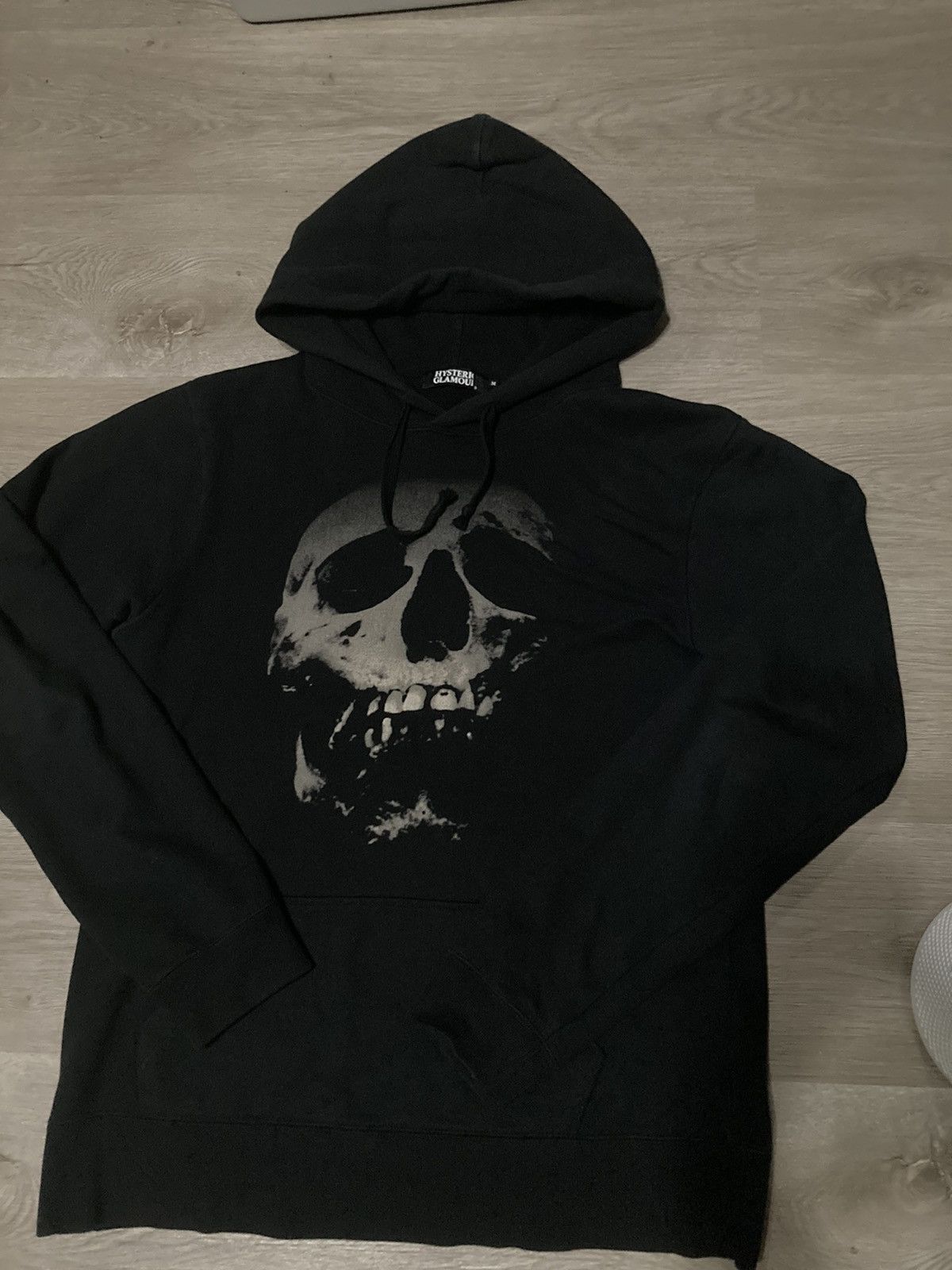 image of Hysteric Glamour Skull Berry Hoodie in Black, Men's (Size Medium)