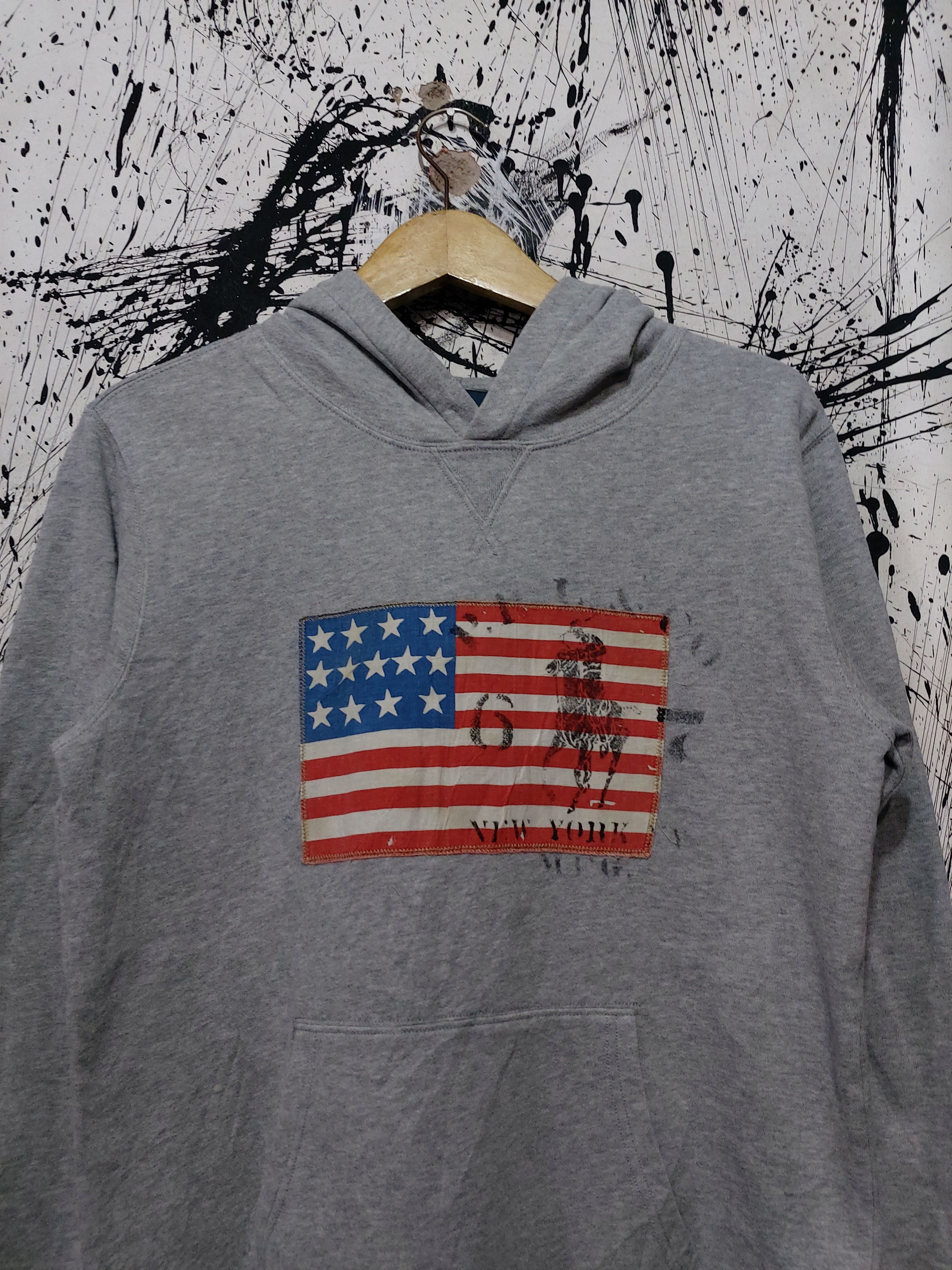 Polo Ralph Lauren VINTAGE POLO RALPH LAUREN USA FLAG LOGO HOODIE Size US L / EU 52-54 / 3 - 3 Thumbnail