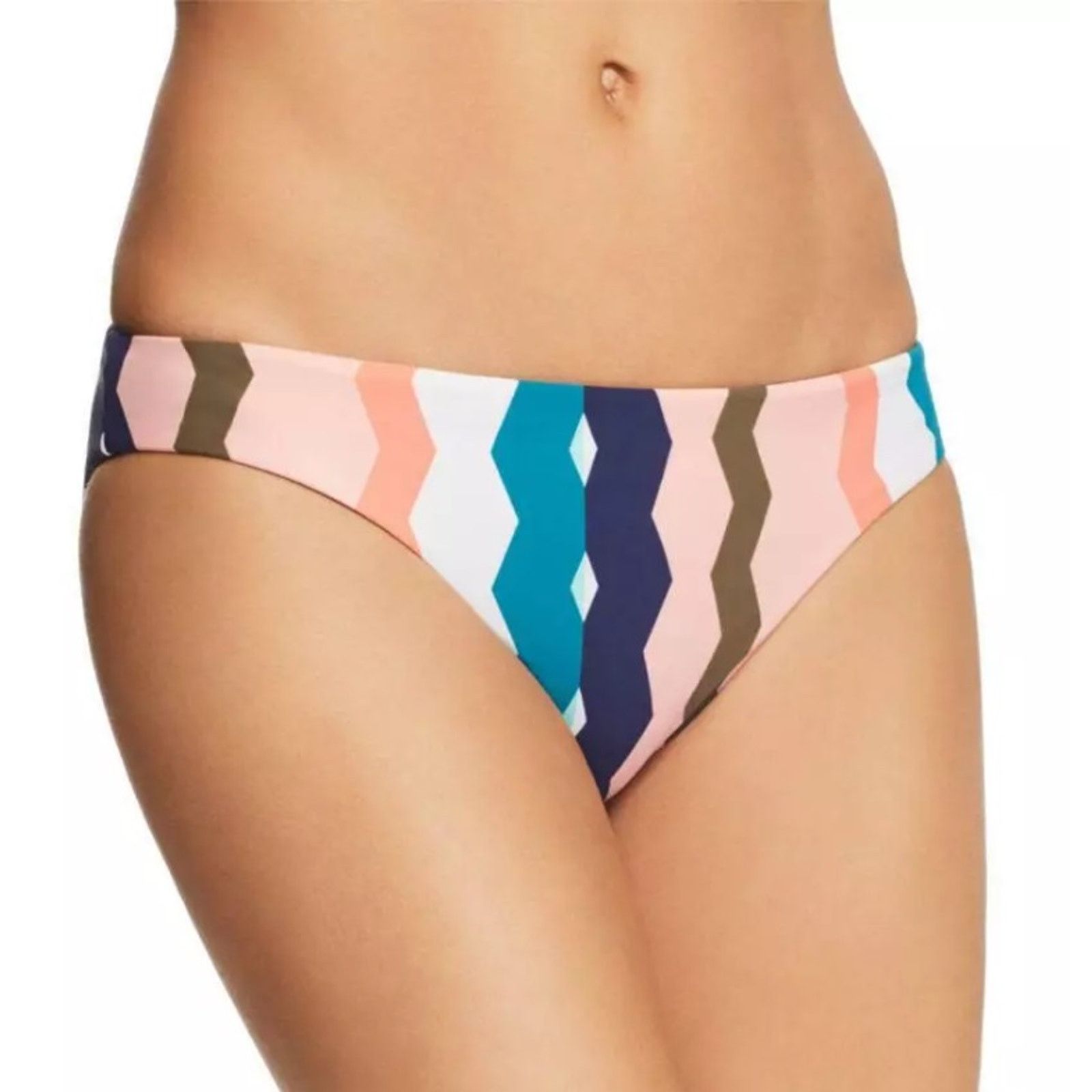 Red Carter Women Multi Hipster Swim Bikini Bottom Size L