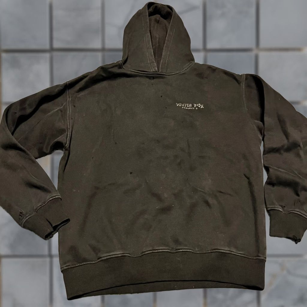 Y/Project White Fox Black Hoodie Mens Small on Logo Distressed Regular Size US S / EU 44-46 / 1 - 1 Thumbnail