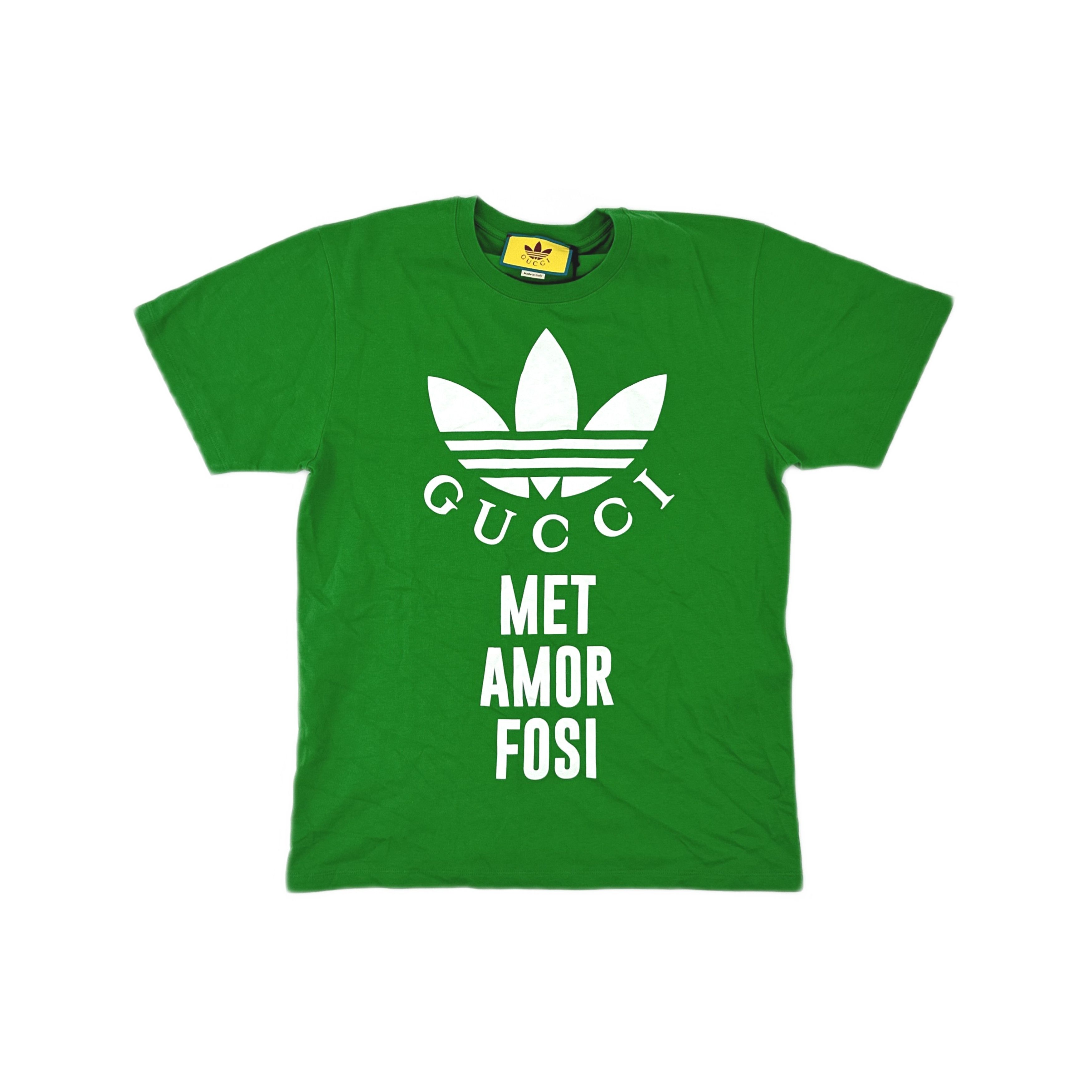 Gucci Gucci x Adidas Logo Graphic T-Shirt XS Size XS / US 0-2 / IT 36-38 - 1 Thumbnail