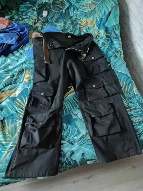 Designer Cargo Pants Multi-pockets Size US 34 / EU 50 - 3 Thumbnail