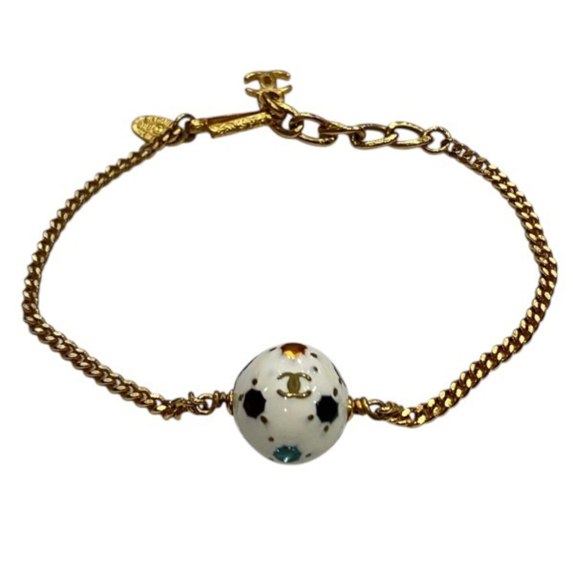 Chanel Chanel Coco Mark 98P Soccer Ball Brand Bracelet for Women Size ONE SIZE - 1 Thumbnail