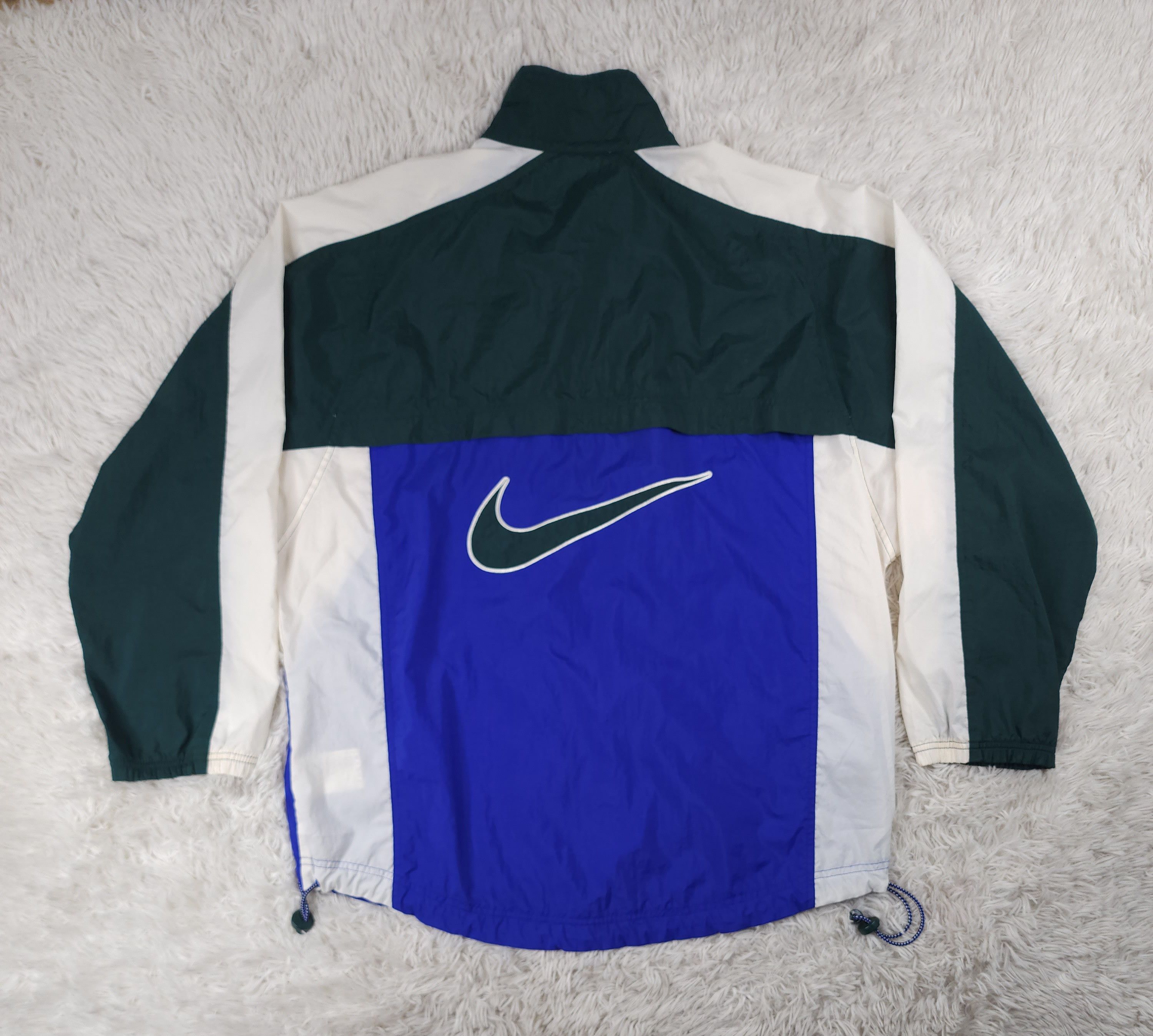 Nike Vintage Nike full zip windbreaker track jacket Size US M / EU 48-50 / 2 - 8 Thumbnail