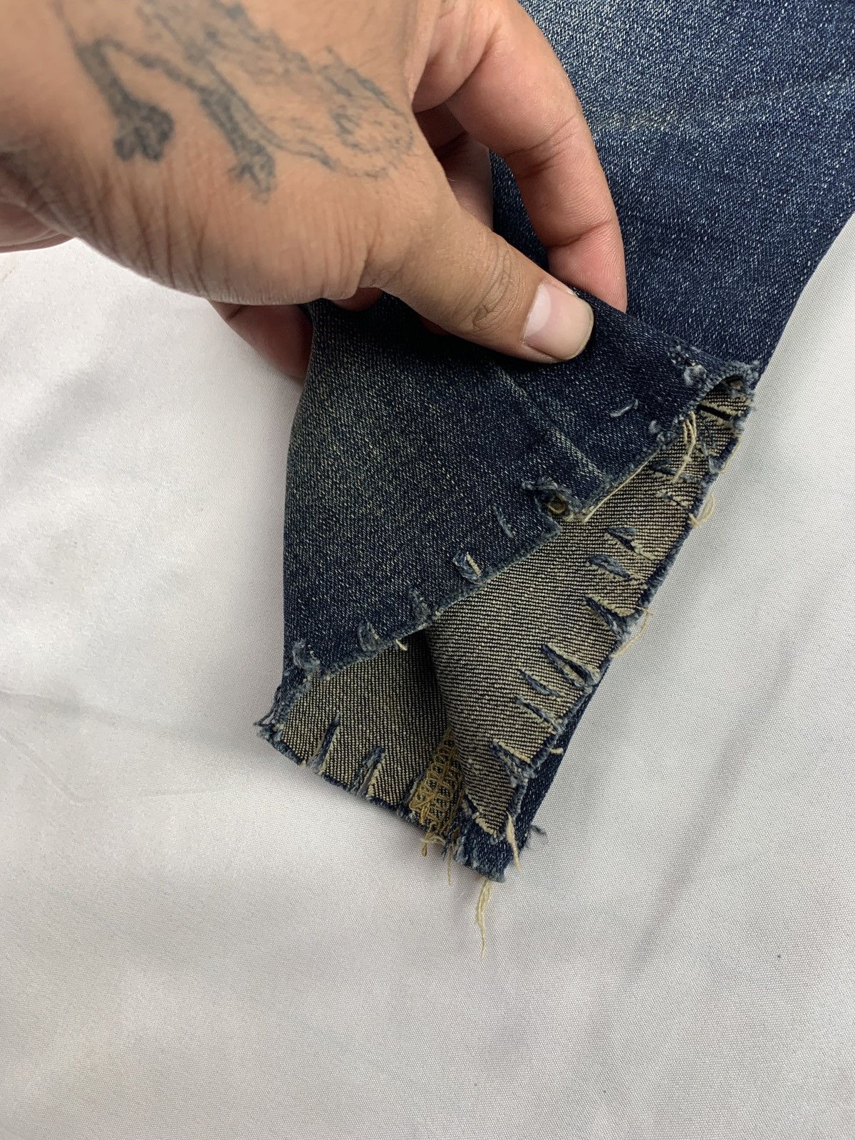 Japanese Brand y2k Lolita Like Cute Pop Embroidered Skinny Stretch Jeans Size 31" - 7 Thumbnail