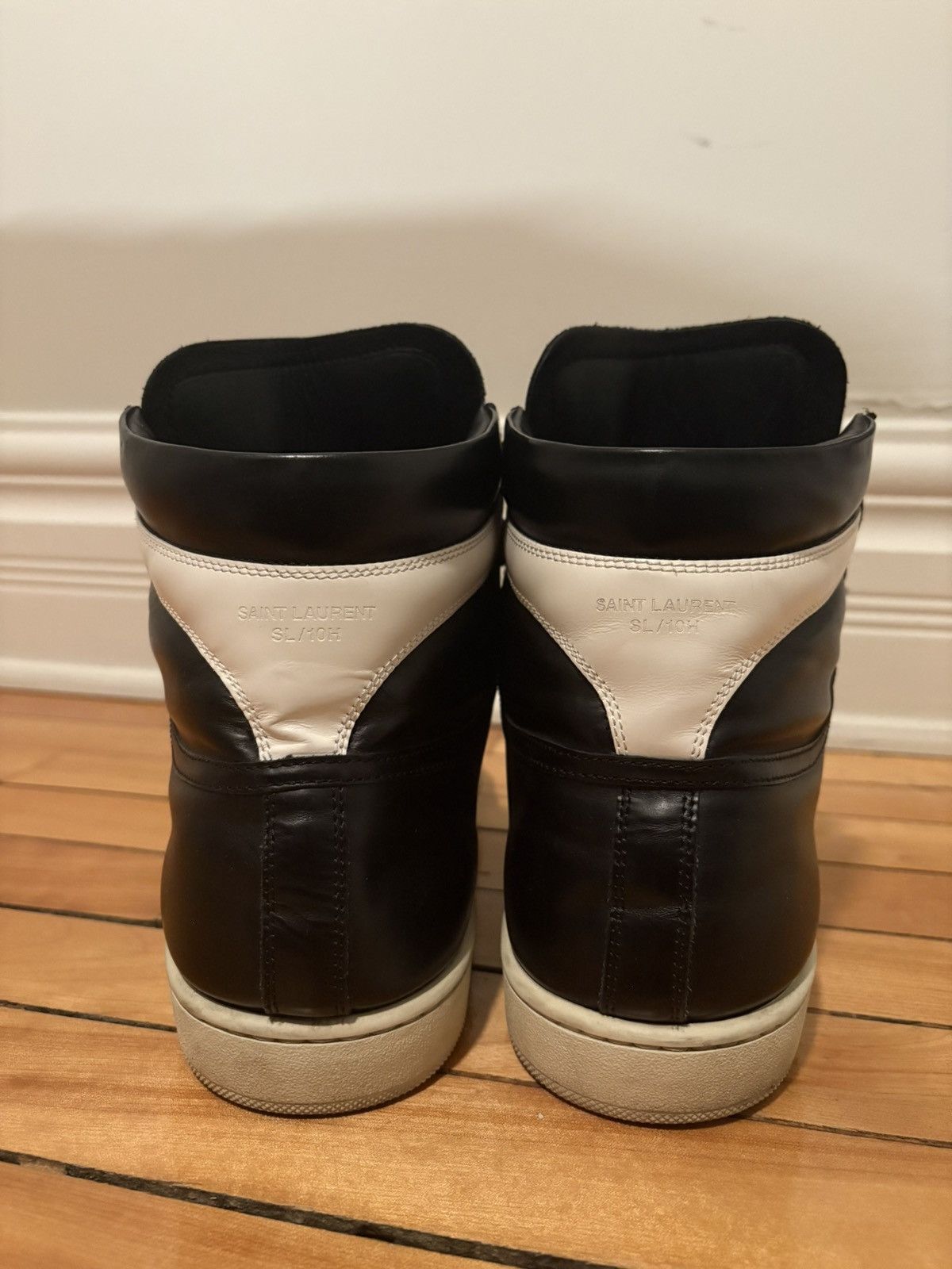 Saint Laurent Paris Saint Laurent Paris SL 10 black leather sneakers Size US 9 / EU 42 - 4 Thumbnail