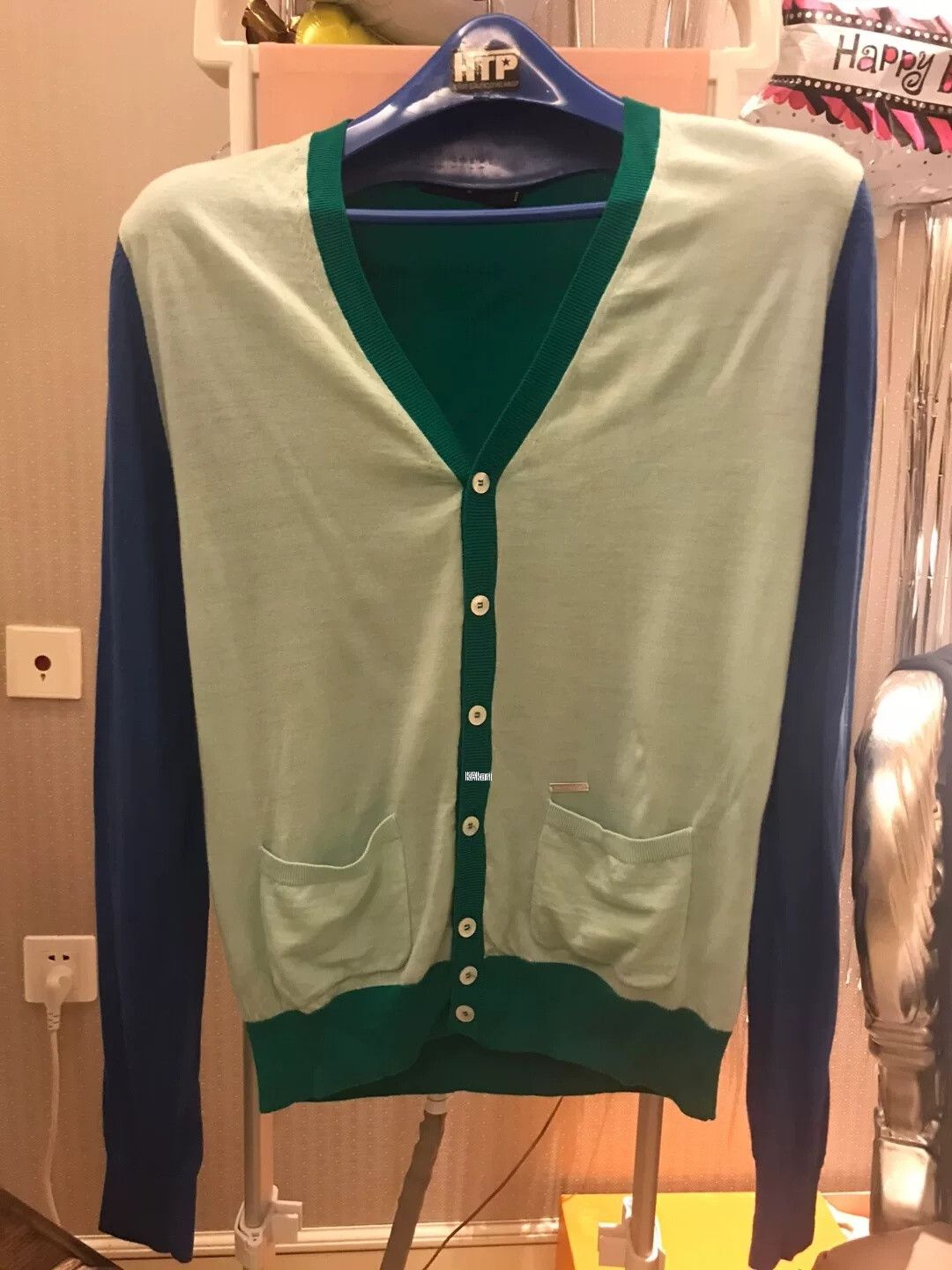 Dsquared2 Dsquared2 Colorblock Wool Cardigan Size US M / EU 48-50 / 2 - 1 Thumbnail