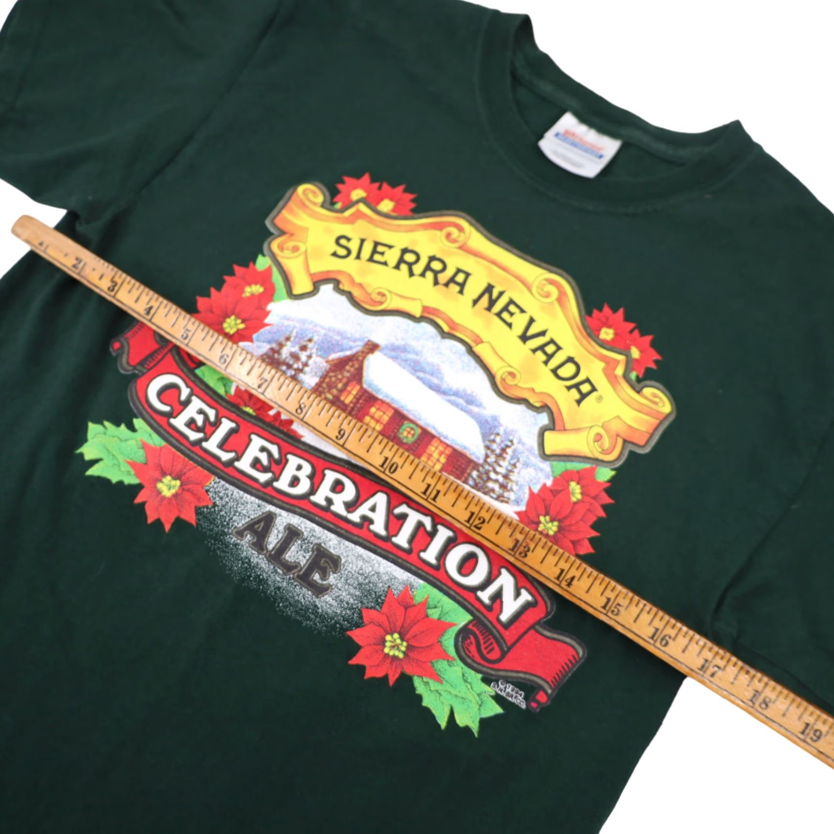 Vintage VINTAGE Sierra Nevada Celebration Ale Graphic T Shirt Green Mens S Size US S / EU 44-46 / 1 - 5 Thumbnail