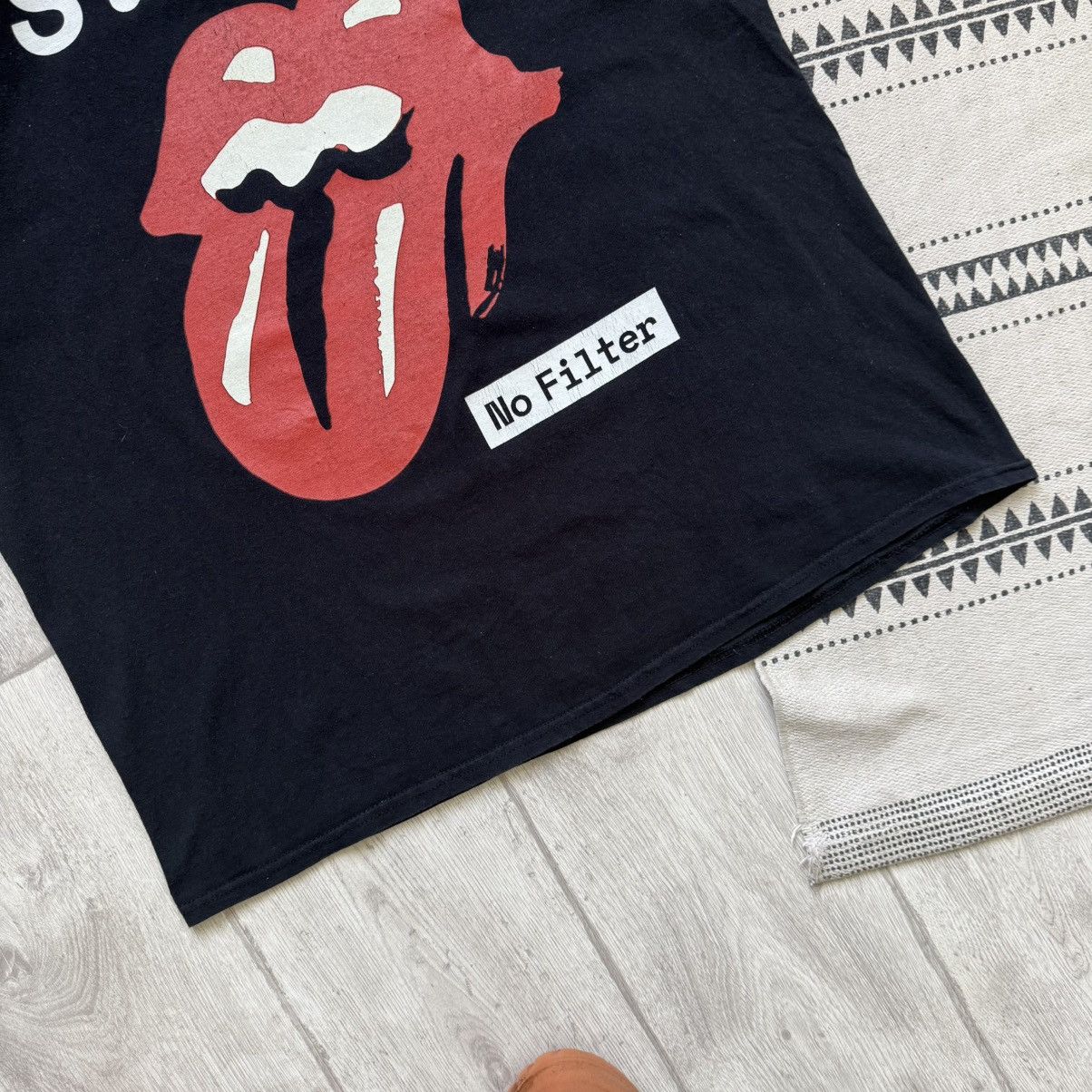The Rolling Stones Vintage The Rolling stones Tour tee Y2K rock band Big logo Size US XL / EU 56 / 4 - 4 Thumbnail