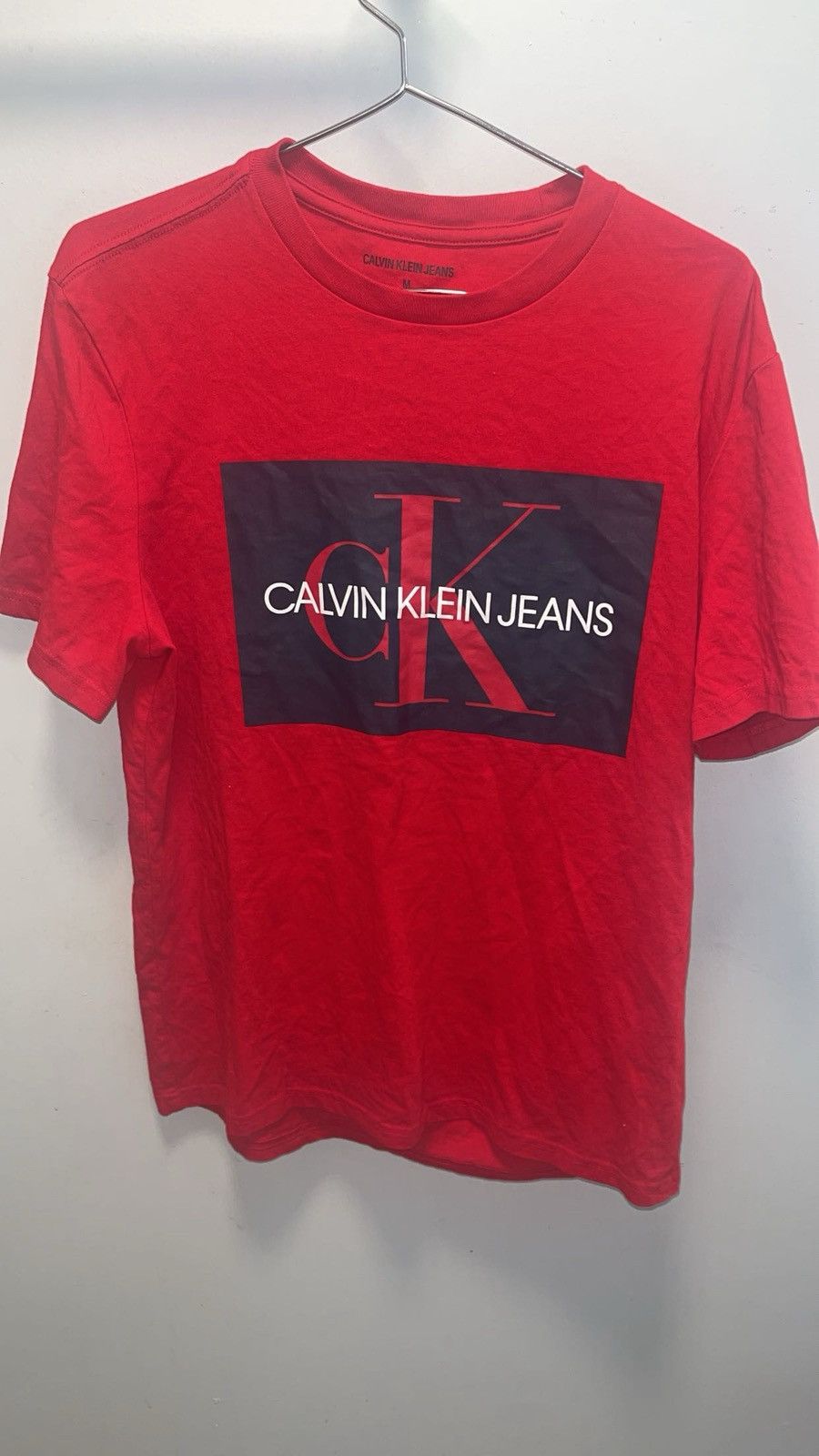 Calvin Klein Calvin Klein Red white & blue shirt with Ck Logo Size US M / EU 48-50 / 2 - 2 Thumbnail