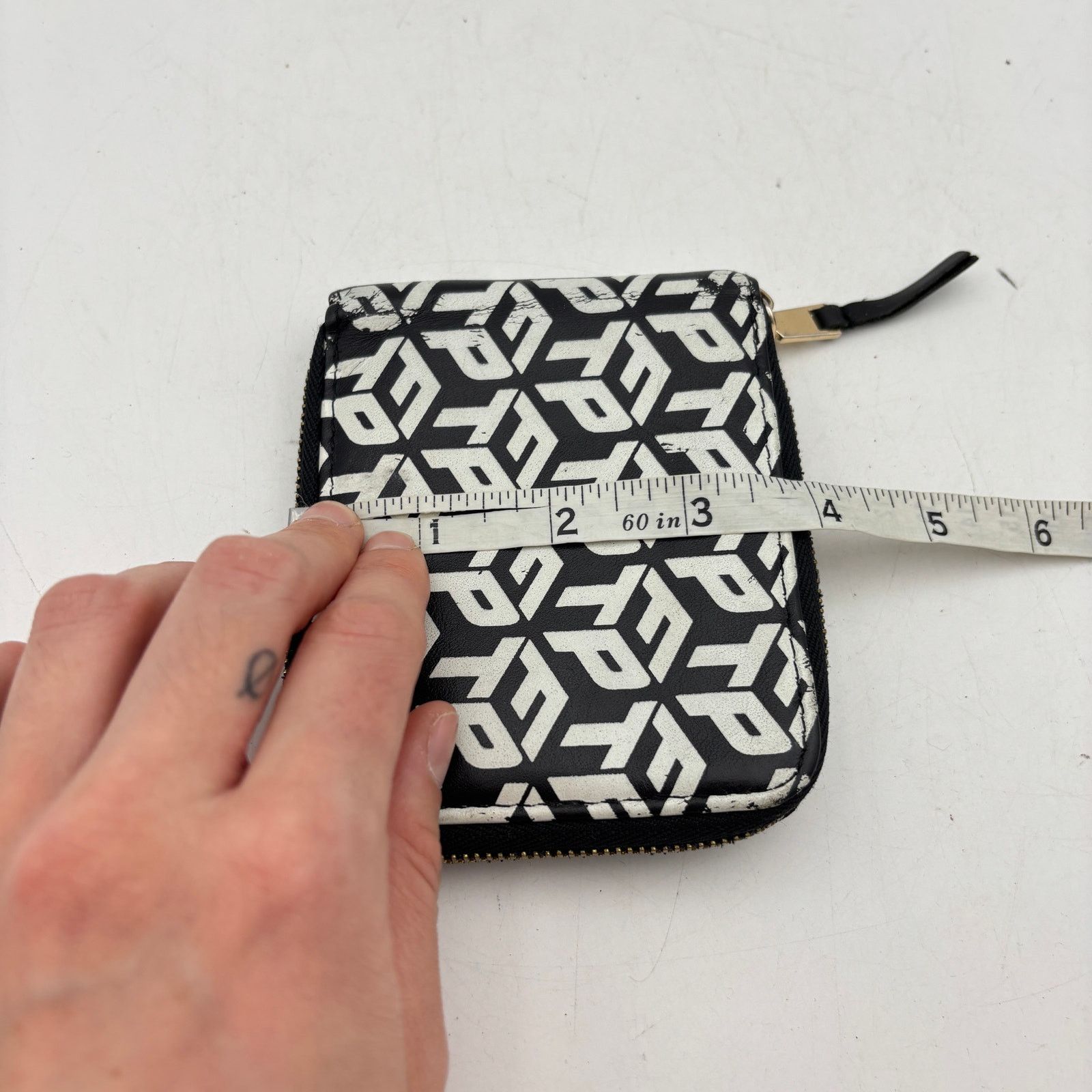 Fuck The Population FTP Dimensions Logo Leather Wallet Zip Streetwear Skate Size ONE SIZE - 5 Thumbnail