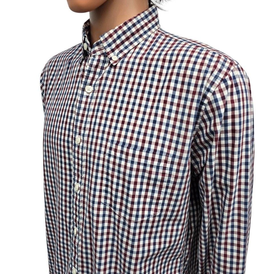 J.Crew J. Crew Shirt Men L Gingham Check Long Sleeve Button Down Size US L / EU 52-54 / 3 - 7 Thumbnail